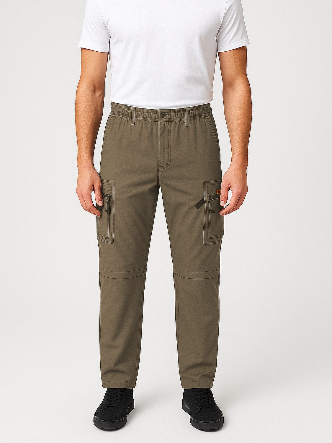YSROMA Cargohose Zip-Off Beine, elastischer Bund, günstig online kaufen