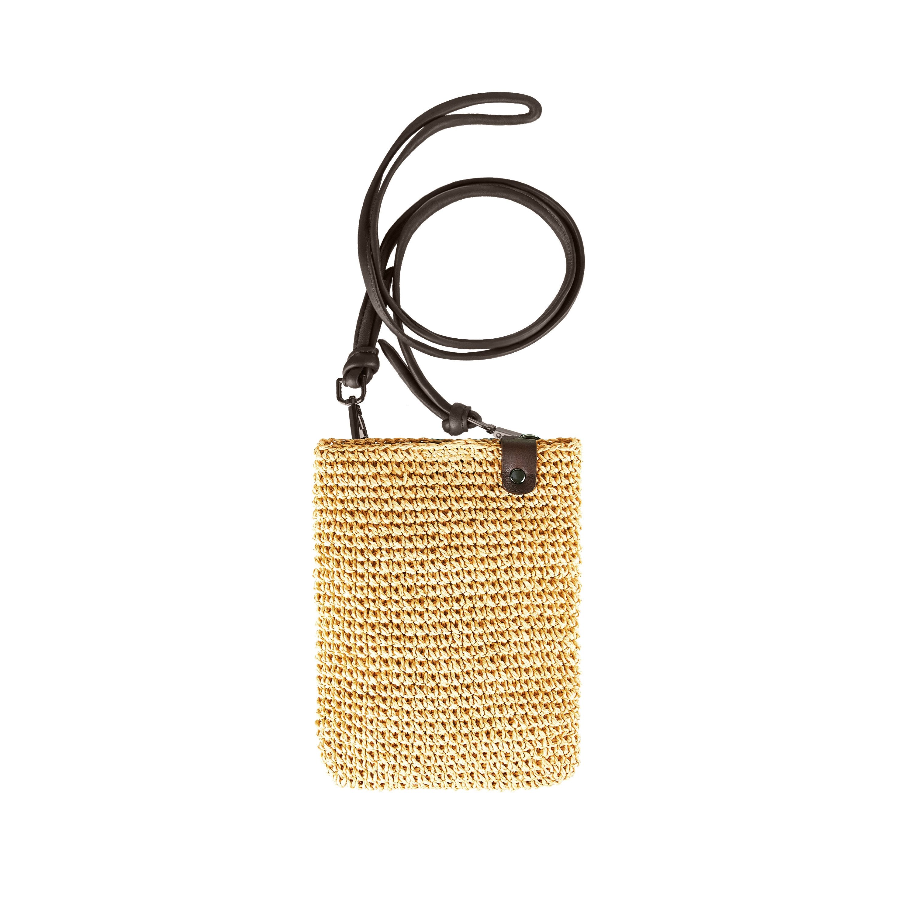seabreeze by BULL&HUNT Handytasche seabreeze mobile Smartphonetasche aus Raffiabast