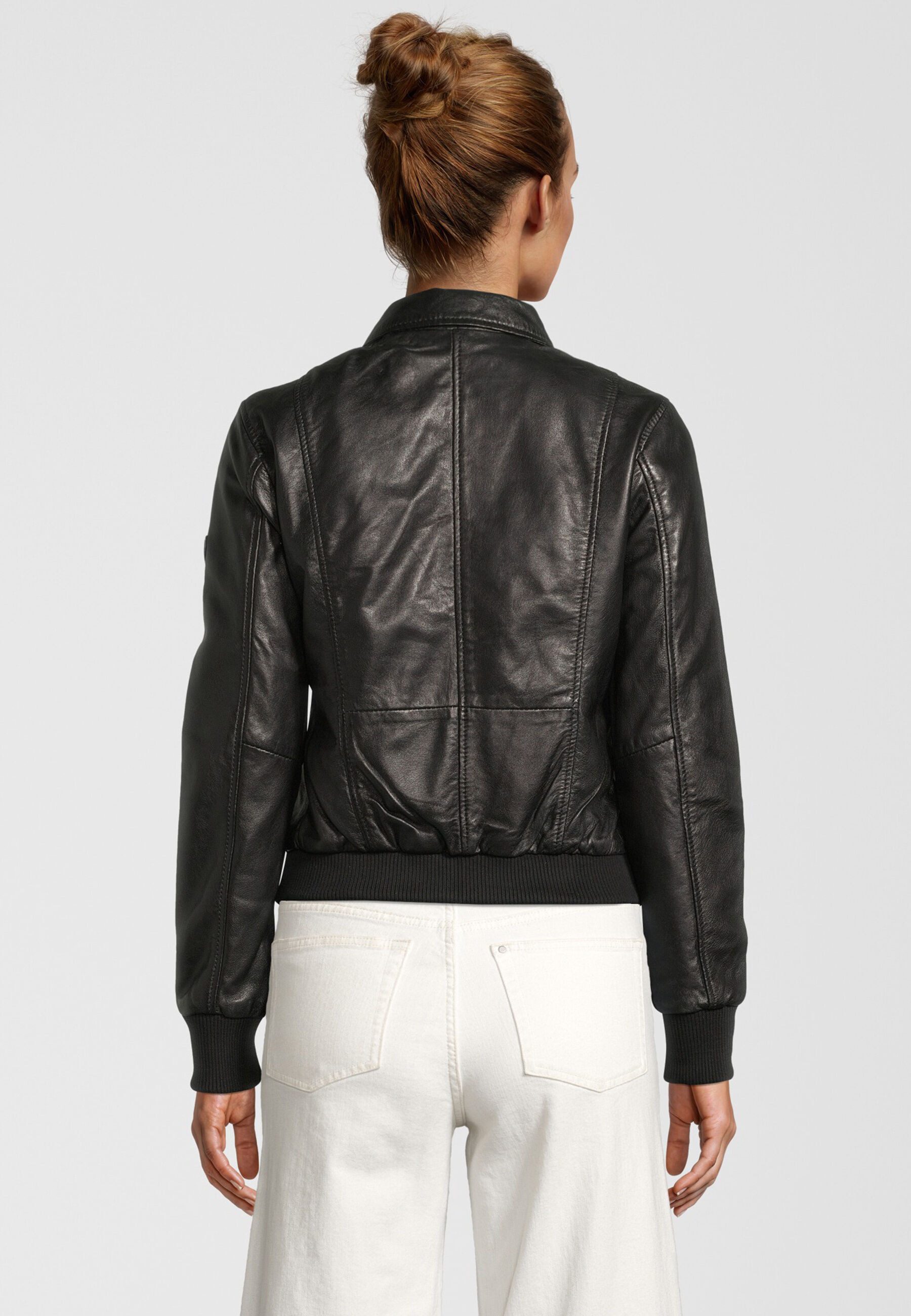 H.I.S Lederjacke SINA (1-St) mit Hemdkragen – Bild 3 von 5