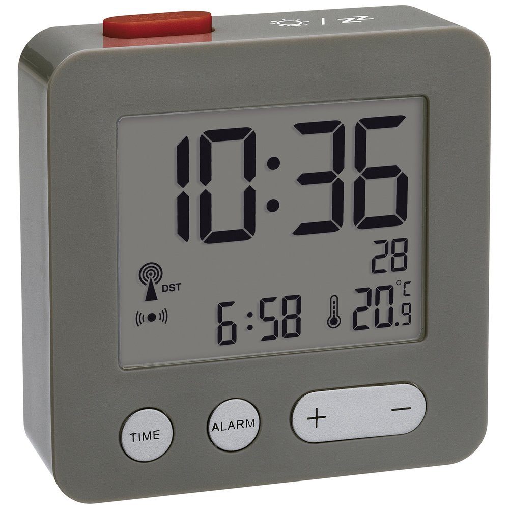TFA Dostmann Wecker TFA Dostmann 60.2545.10 Funk Wecker Anthrazit Alarmzeit günstig online kaufen