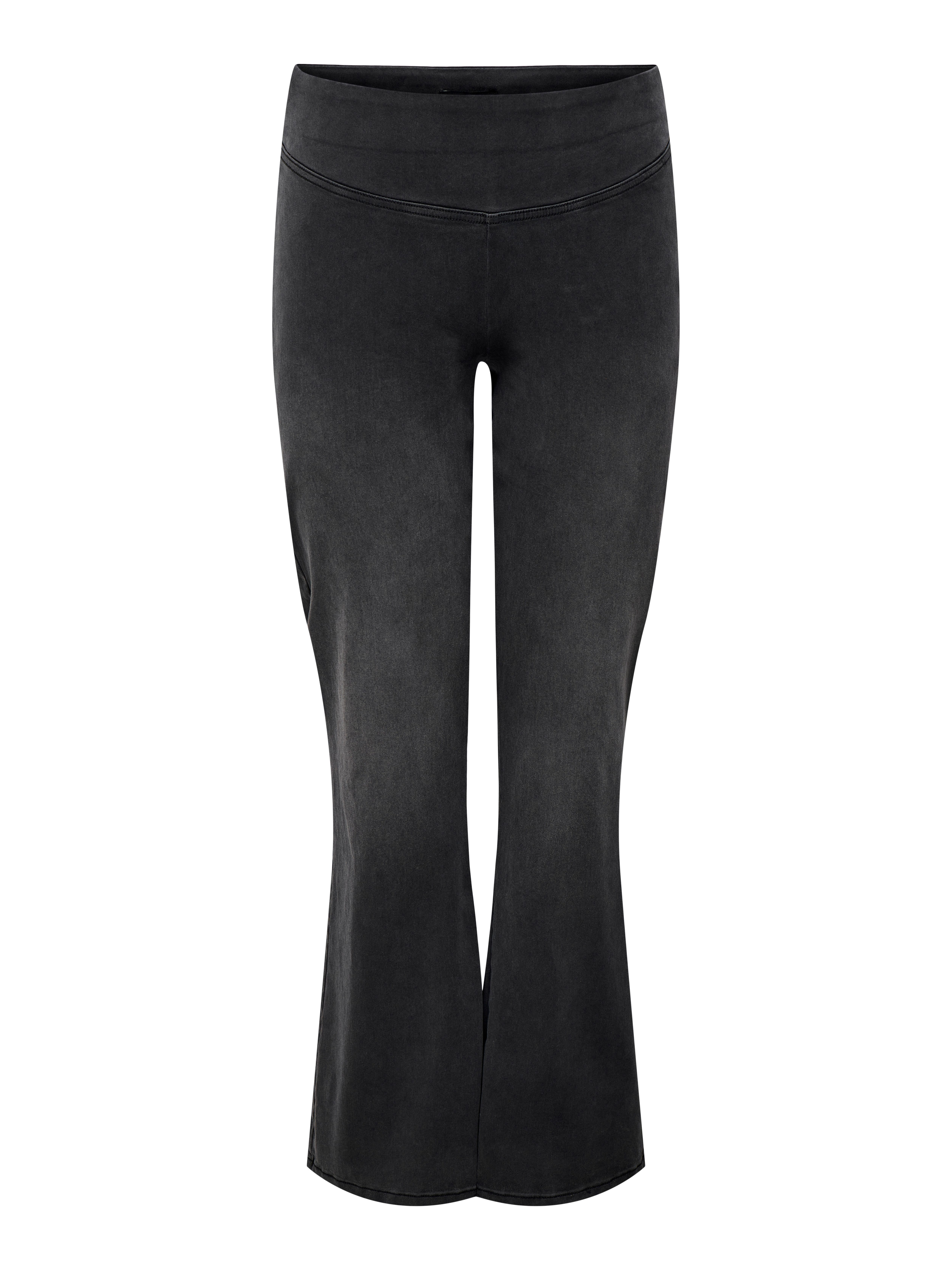 Jeansleggings CARROYAL MID WAIST FLARED LEGGING