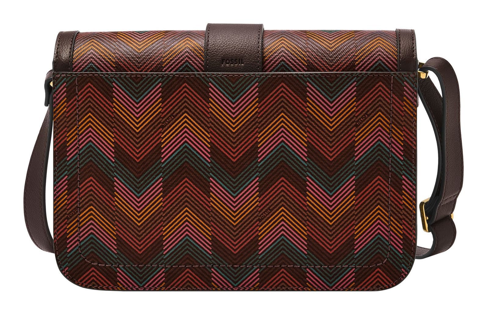 Fossil Umhängetasche Flap Crossbody Bag, aus echtem Leder