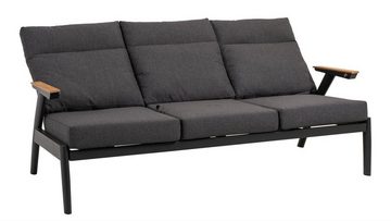 Lesli Living Gartenlounge-Bank Lesli Living 3er Loungesofa "Florence Alu"