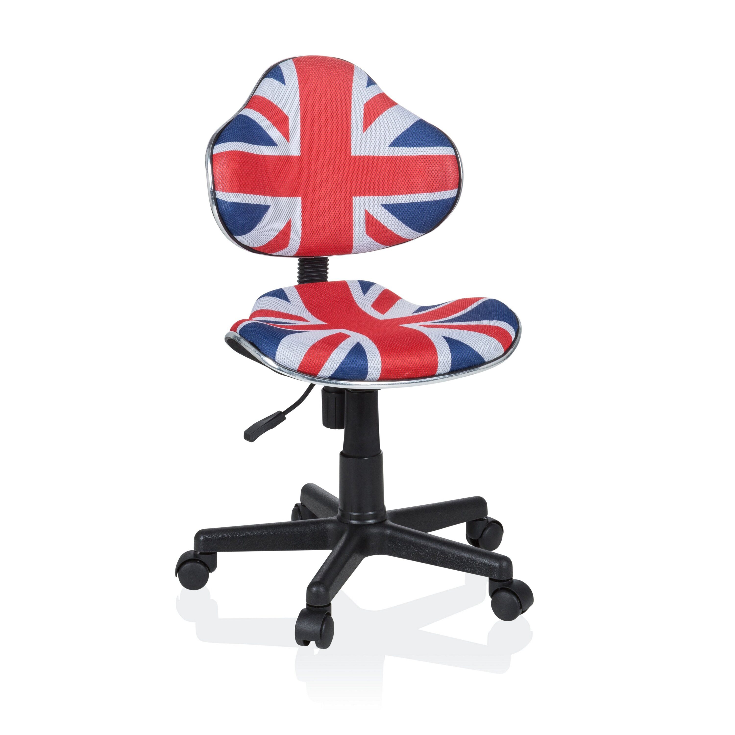 hjh OFFICE Drehstuhl Kinderdrehstuhl Kiddy Gti-2 Stoff ohne Armlehnen (1 St), Kinder Bürostuhl mitwachsend, ergonomisch