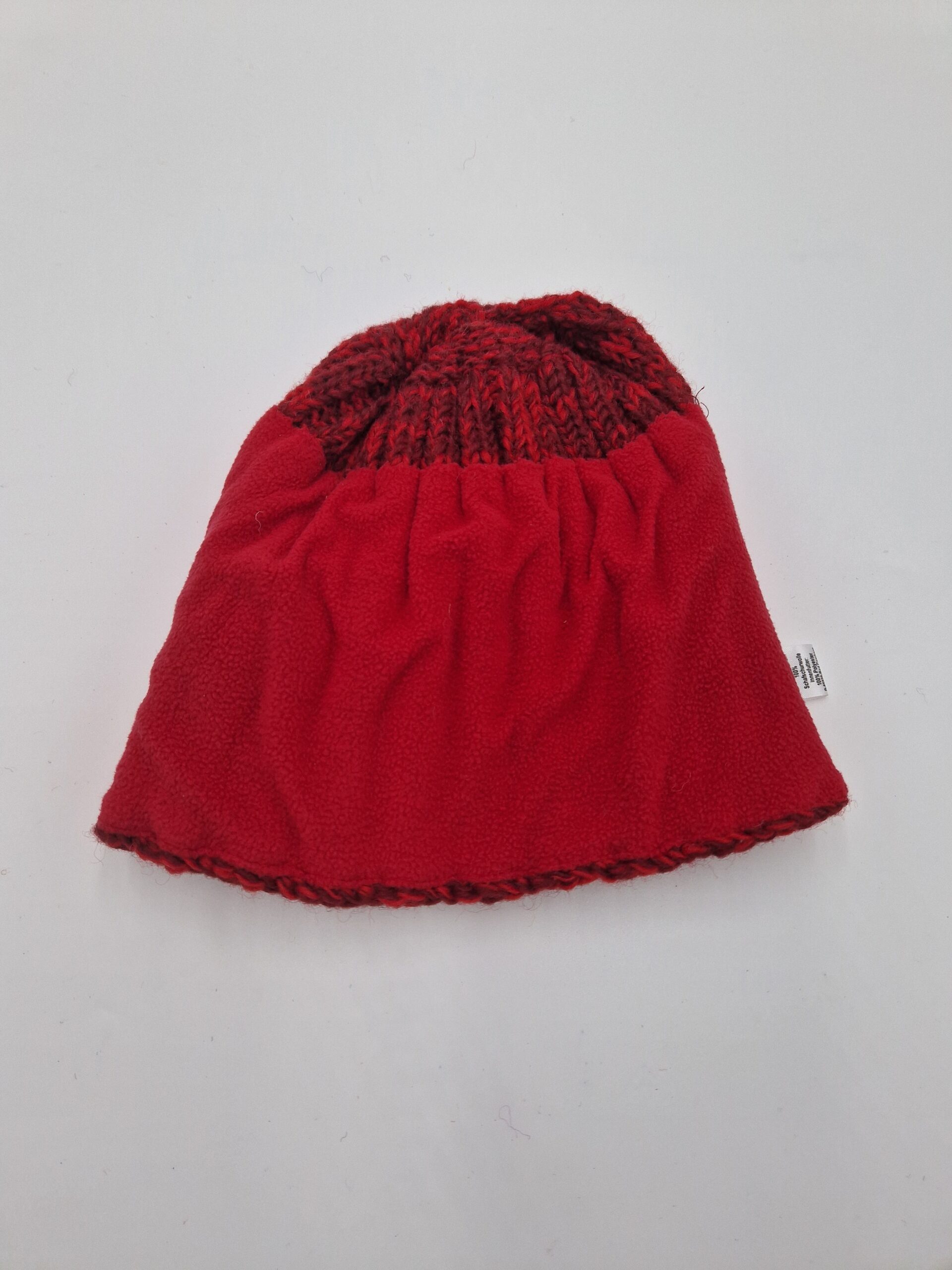 Mein Style Strickmütze Schafwoll Stück, 715 1 Classic rot (1 Stück) Rip-Cap