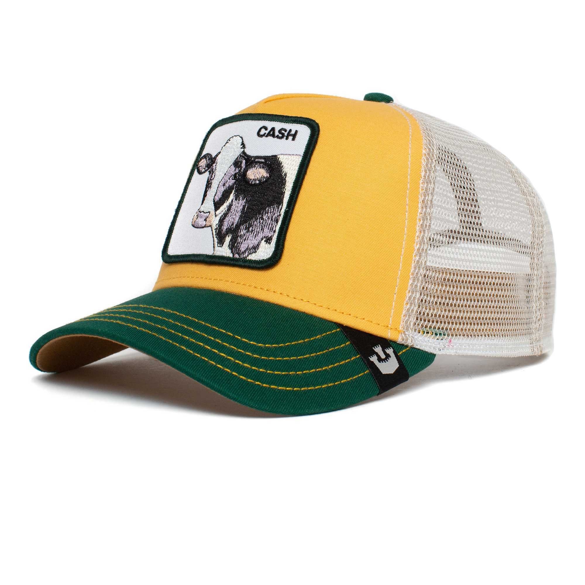 GOORIN Bros. Baseball Cap Unisex Trucker Cap - Kappe, Frontpatch, One Size The Cash Cow yellow | Baseball Caps