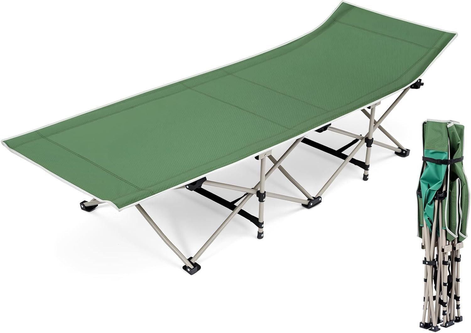 Youyijia Feldbett Queiting Tragbares XL Feldbett Campingbett Outdoor Klappbett