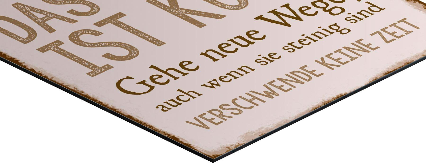 Spruch 30x90 Deco-Panel cm Das Reinders! Leben,