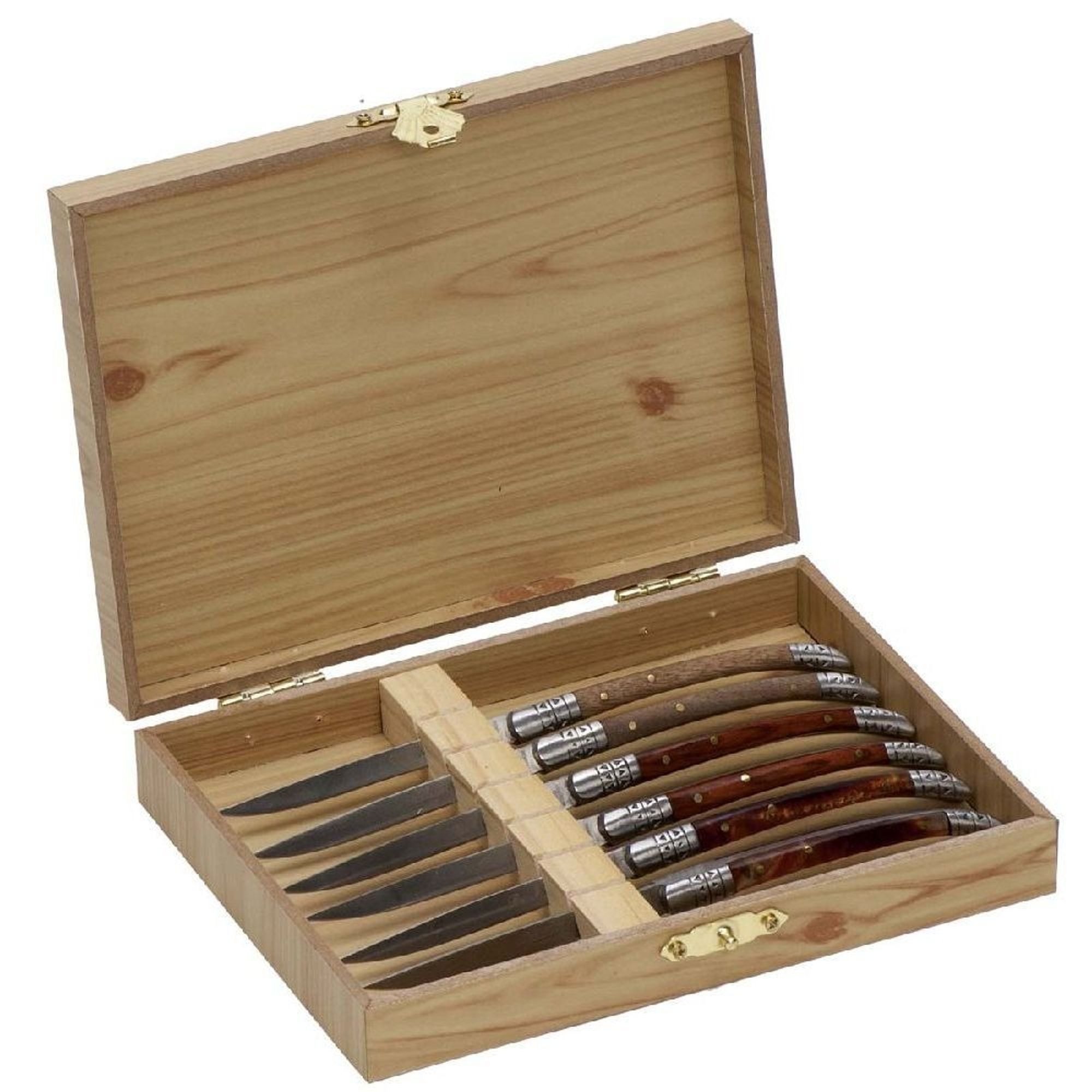 Haller Ножи Taschenmesser Bon Couteau Ножиset in Holzbox, 6er Set Nr. 80654