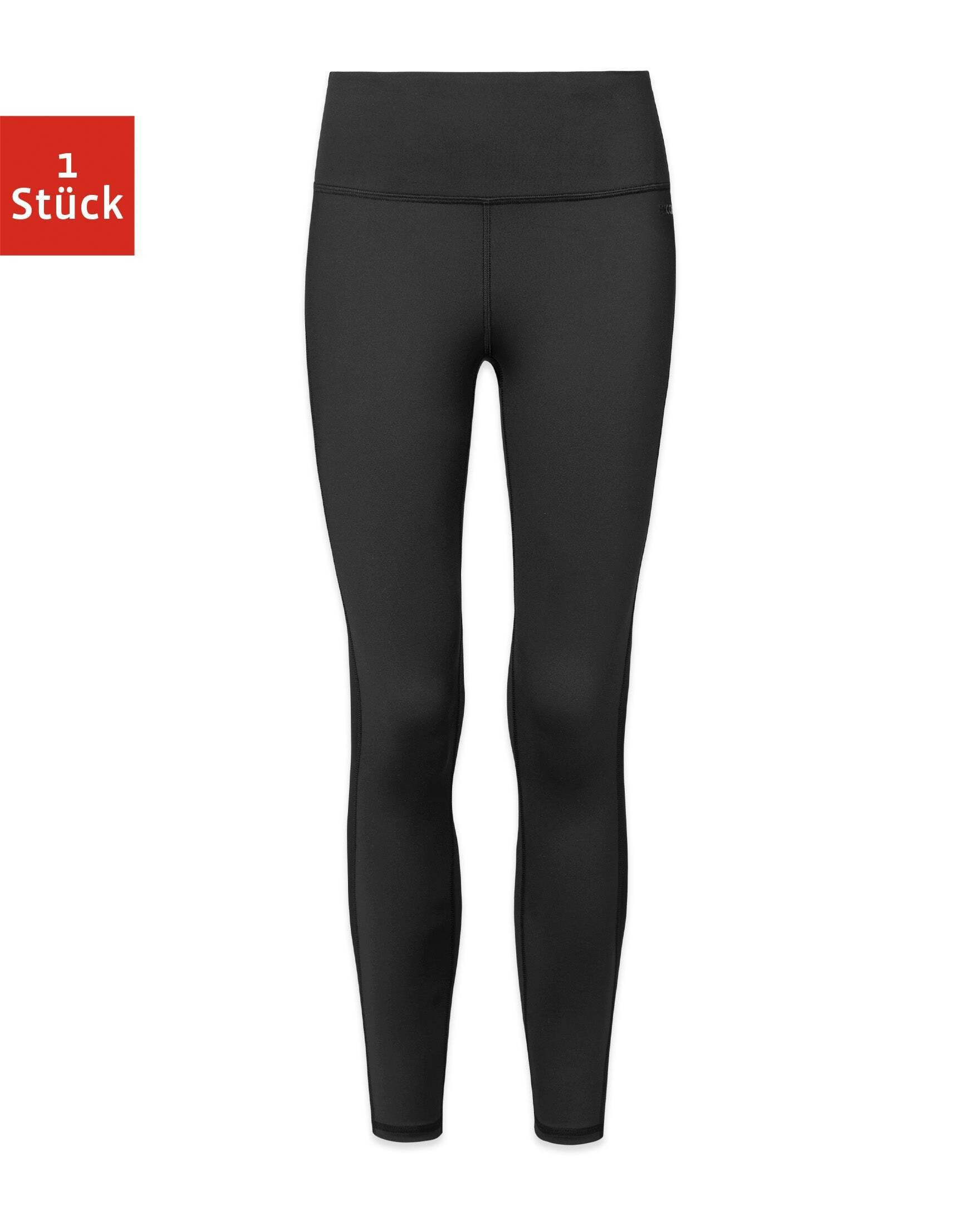 SNOCKS Sporthose Sportleggings Trainingshose für Damen (1-tlg) mit seitlichem Mesheinsatz, aus blickdichtem Stretchmaterial