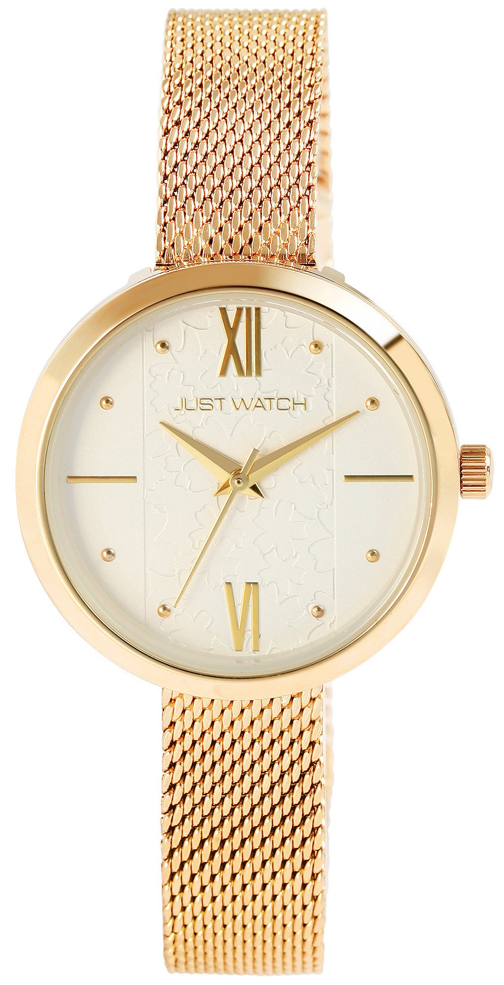 JUST WATCH Quarzuhr Salietta Just Watch Damenuhr "Salietta" mit Mesharmband