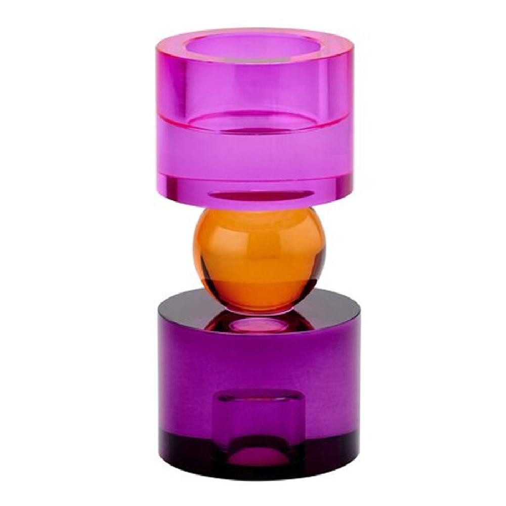 Giftcompany Kerzenhalter Kerzen-/Teelichthalter Sari Pink/Orange/Lila (S) günstig online kaufen