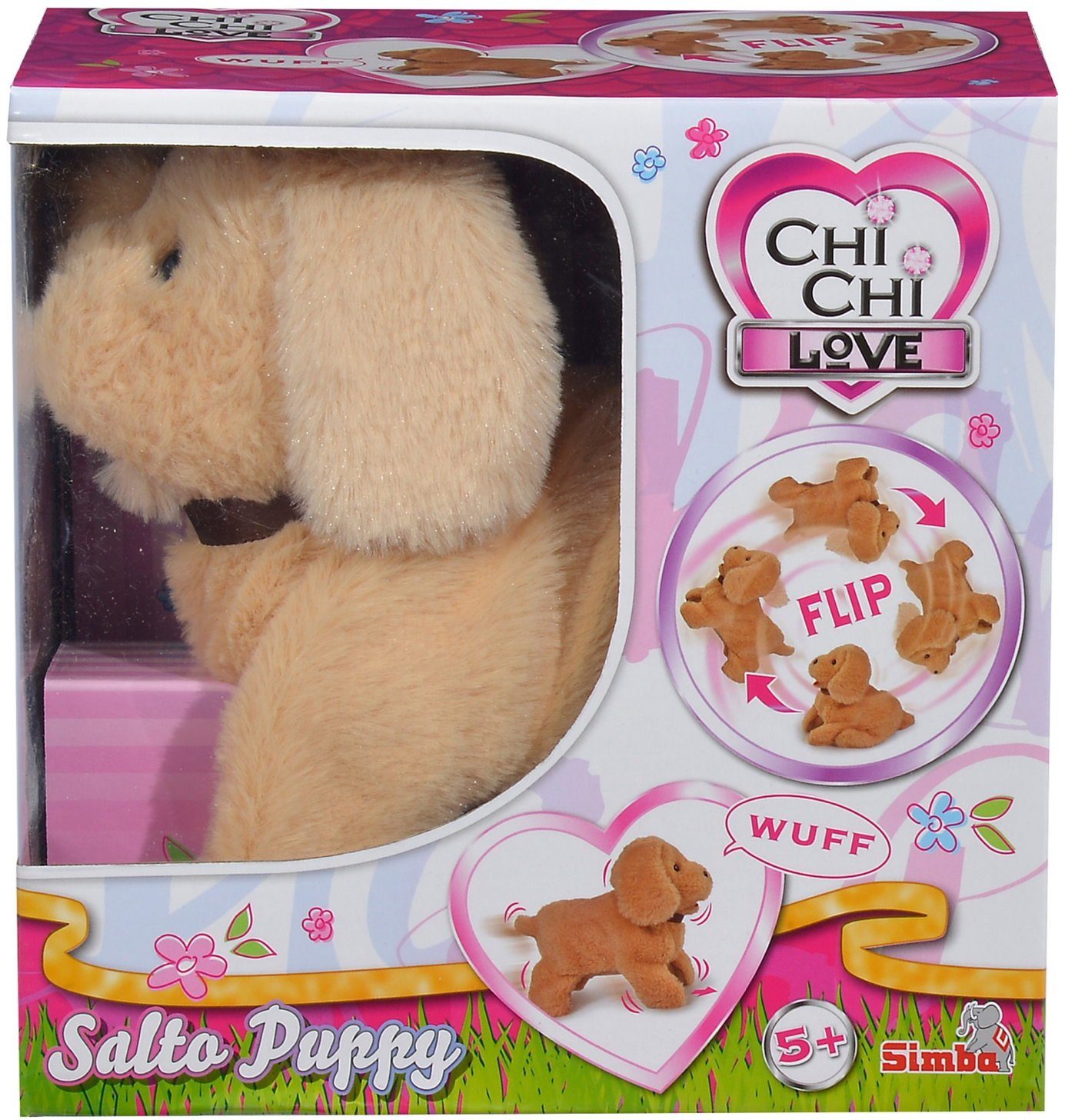 SIMBA Plüschfigur Plüsch Stofftier Chi Chi Love CCL Salto Puppy 20cm 105893239