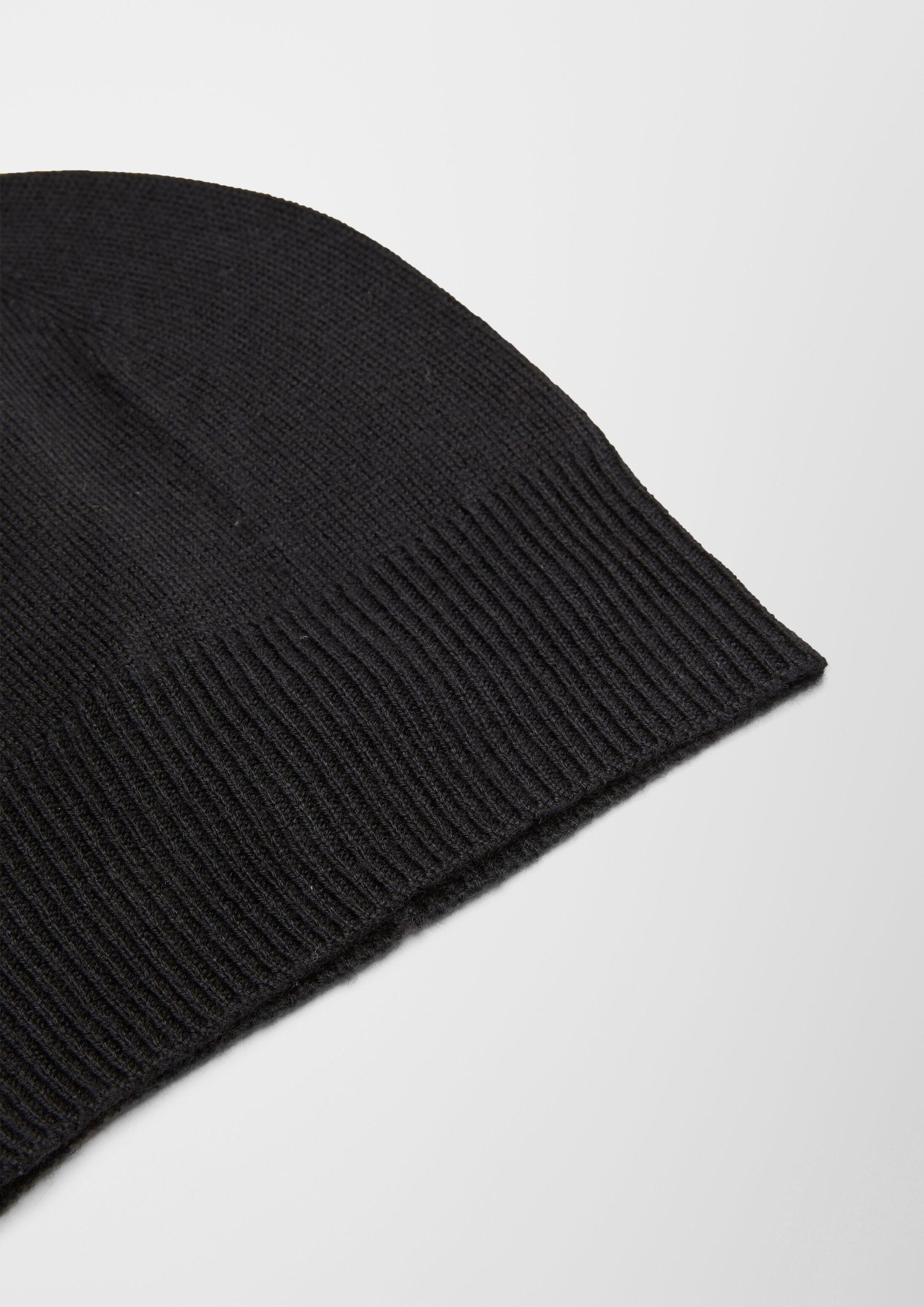 s.Oliver Strickmütze Mütze Beanie aus Wollmix