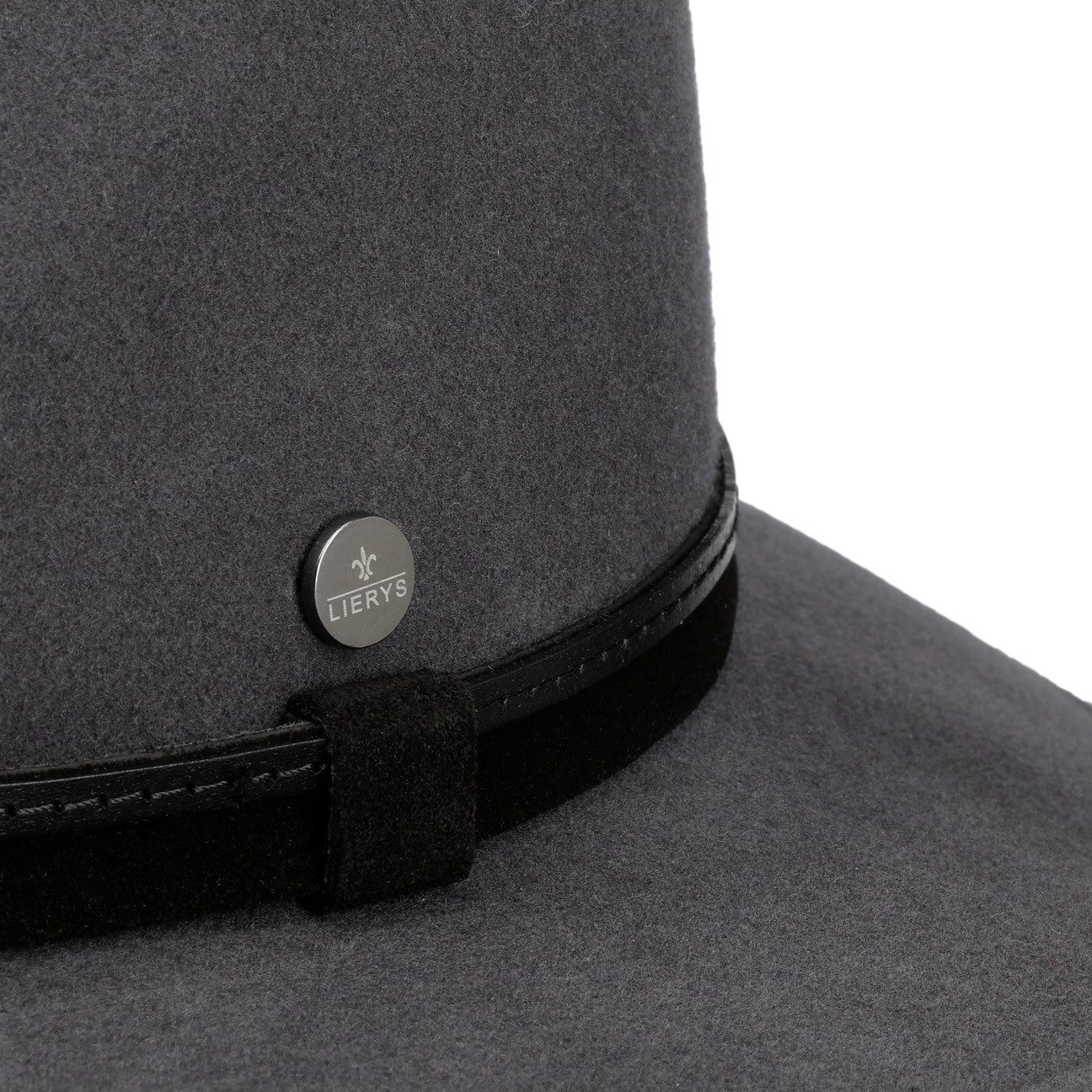 Lierys Filzhut (1-St) Wollfilzhut mit Lederband, Made in Italy