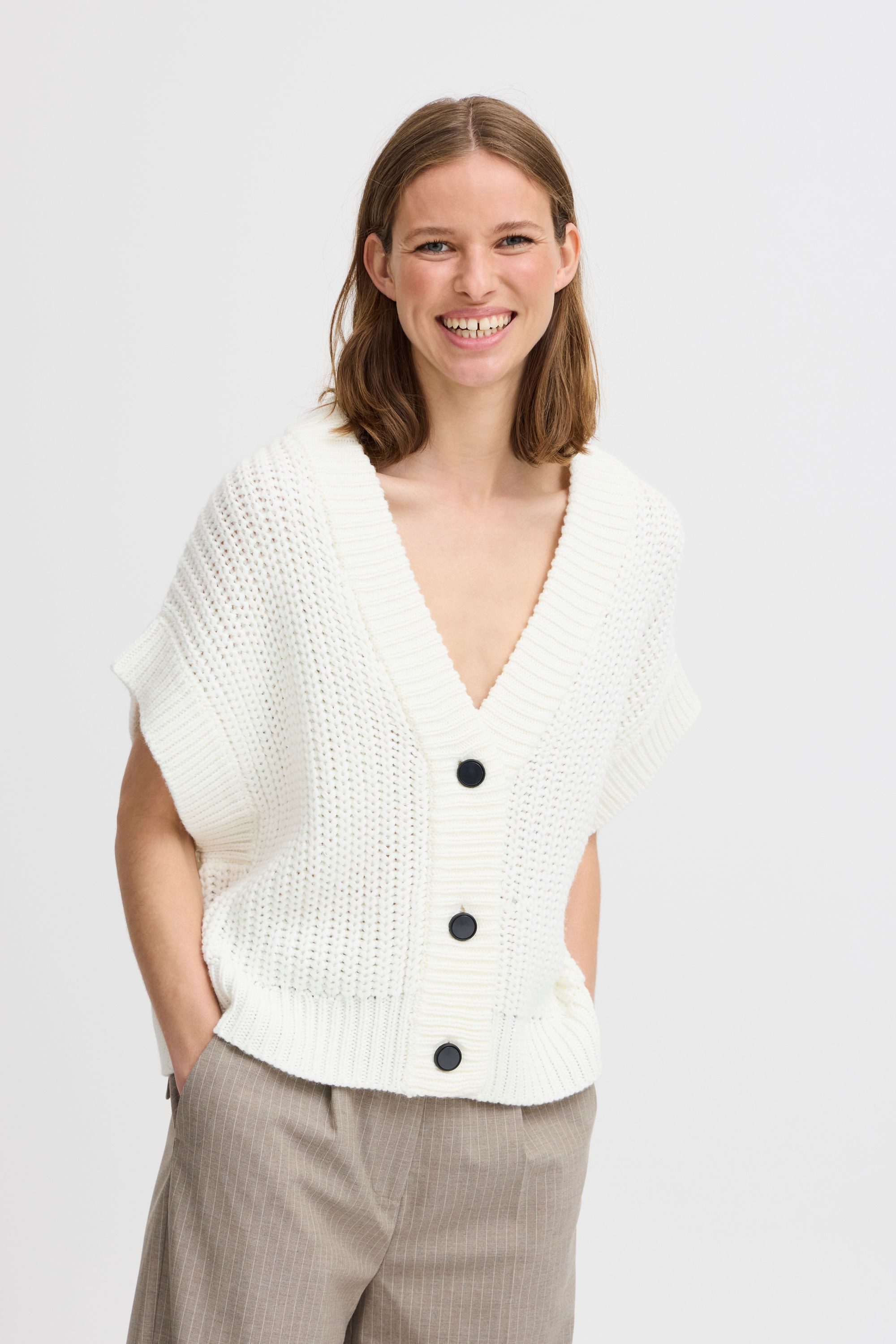 b.young Strickweste Strickweste BYOTINKA
