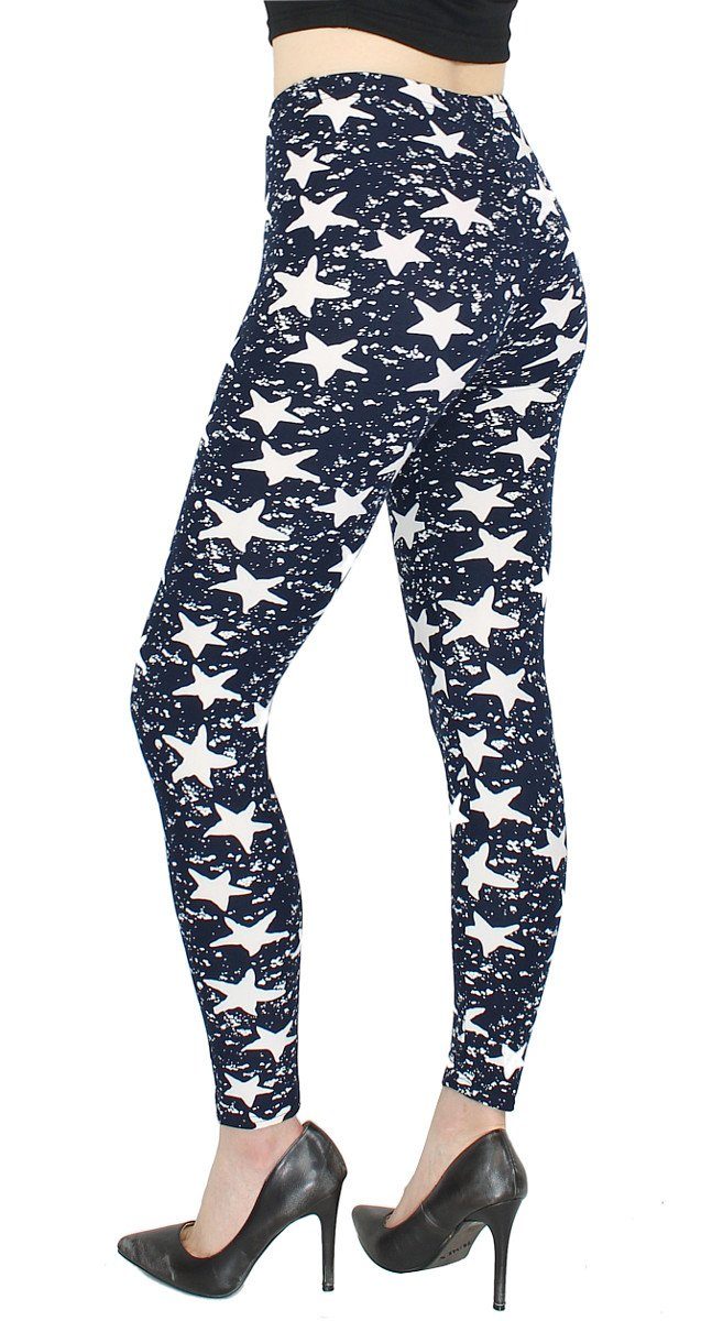 dy_mode Leggings Damen Leggings Sternen Muster günstig online kaufen