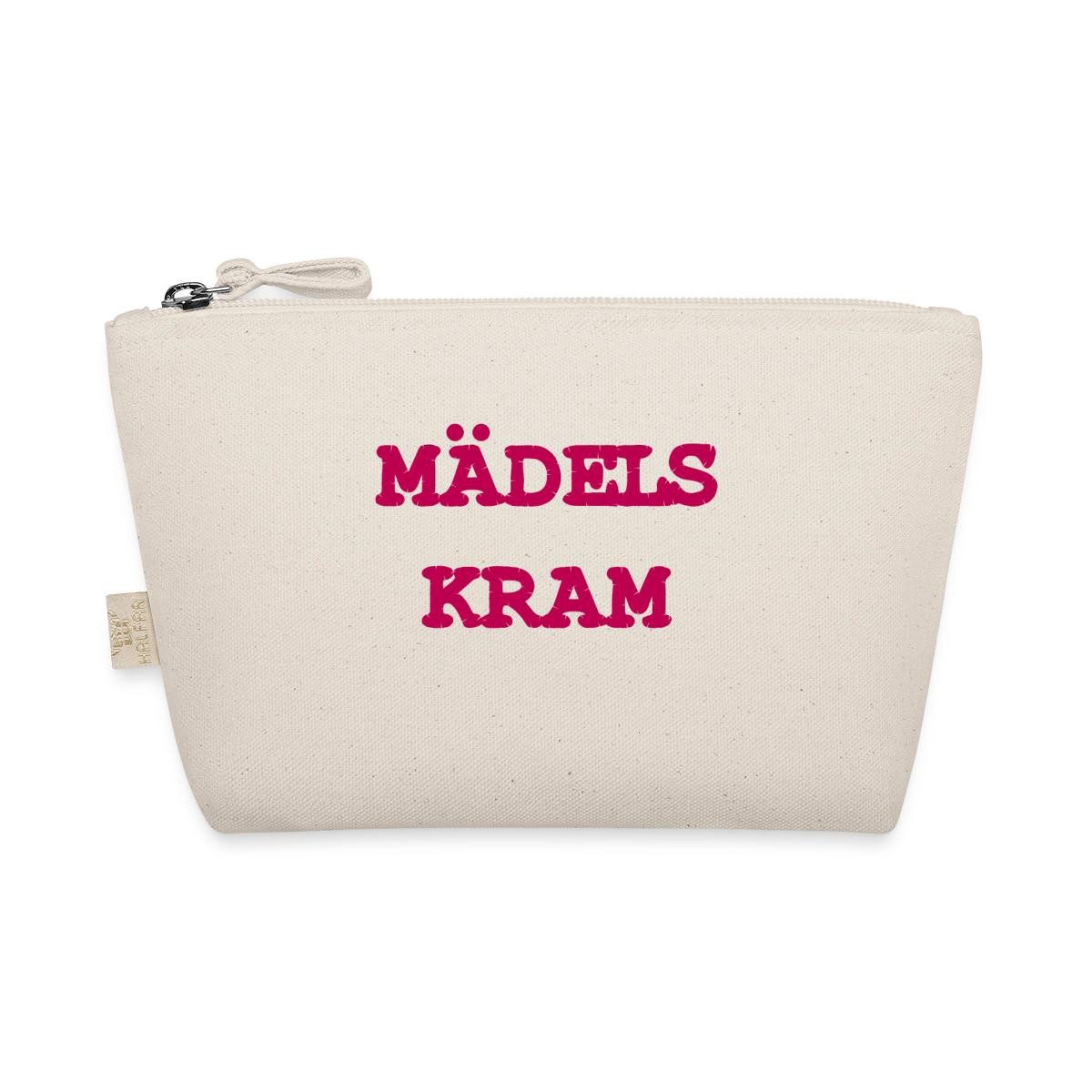 Spreadshirt Kosmetiktasche Mädelskram Pink Täschchen (1-tlg)