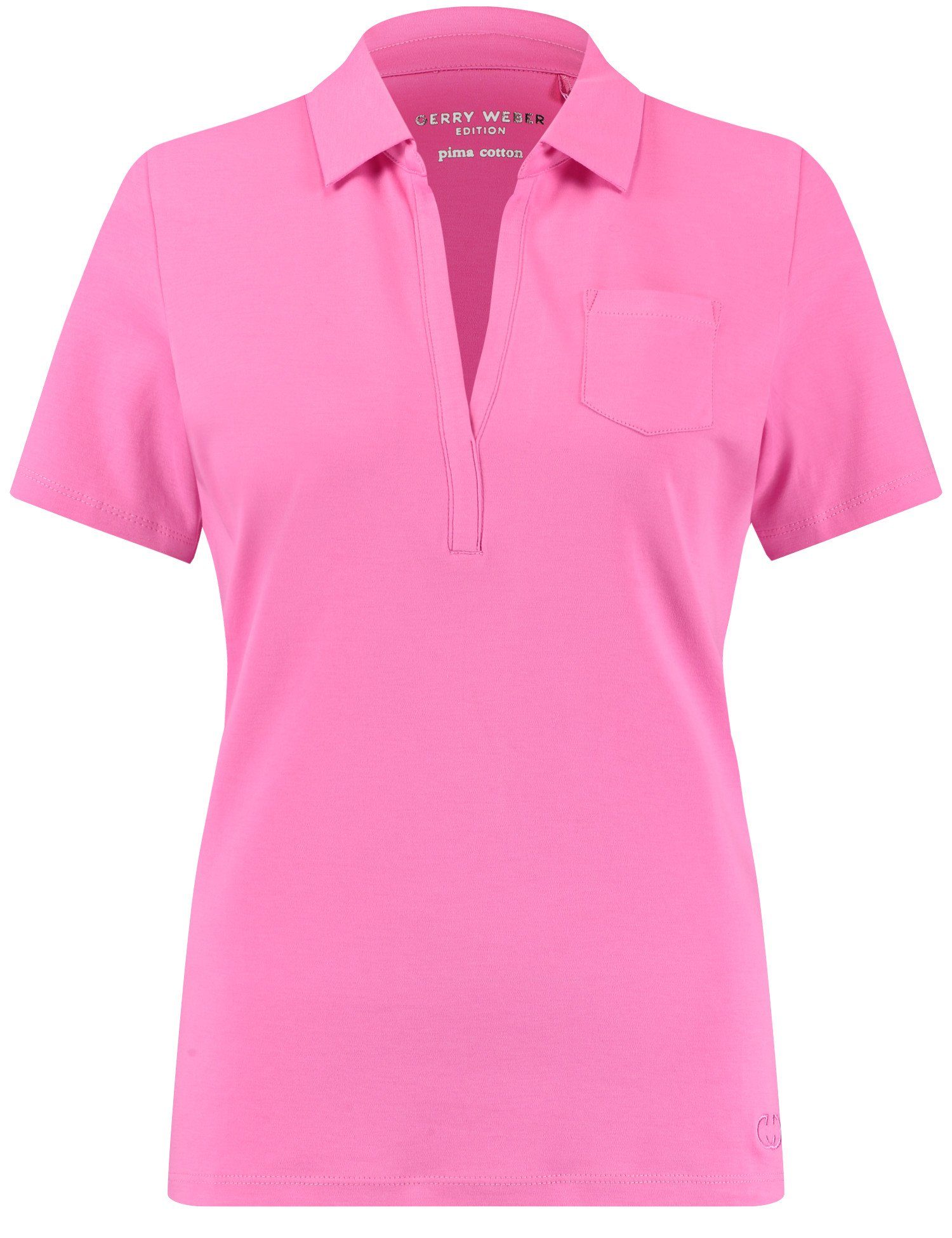 Poloshirt Pink Poloshirt WEBER GERRY Soft Kurzarm