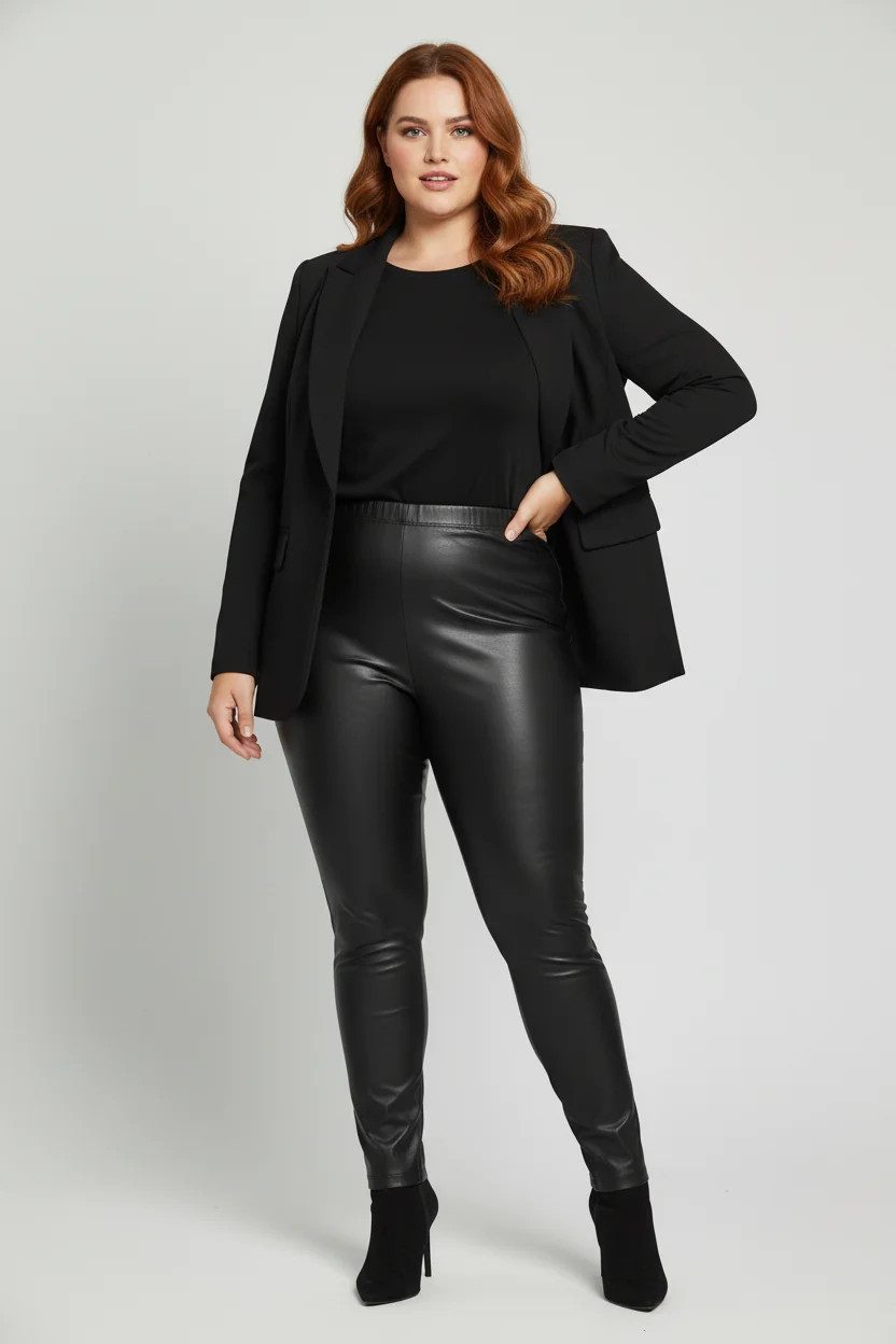 Shape of You Leggings Leggings aus Kunstleder