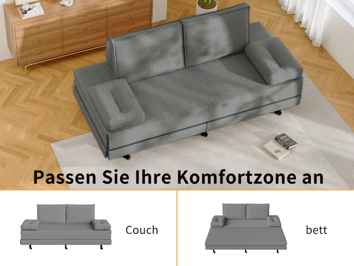 FUROKOY Schlafsofa Daybett Tagesbett Polsterbett Ausziehbares günstig online kaufen