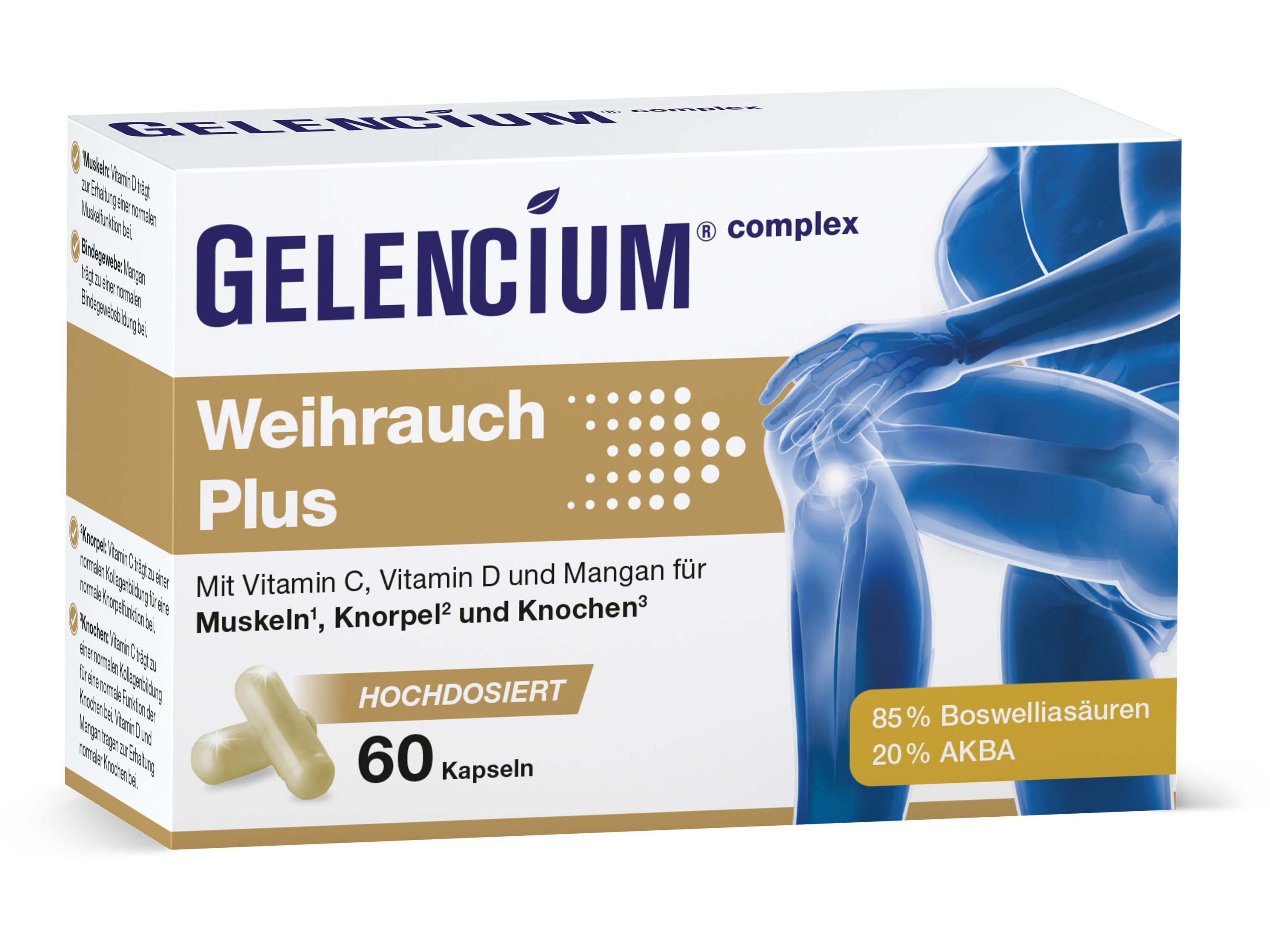 GELENCIUM® Weihrauch Plus hochdosiert mit Vitamin C KAP, 60 St., 60.5 g