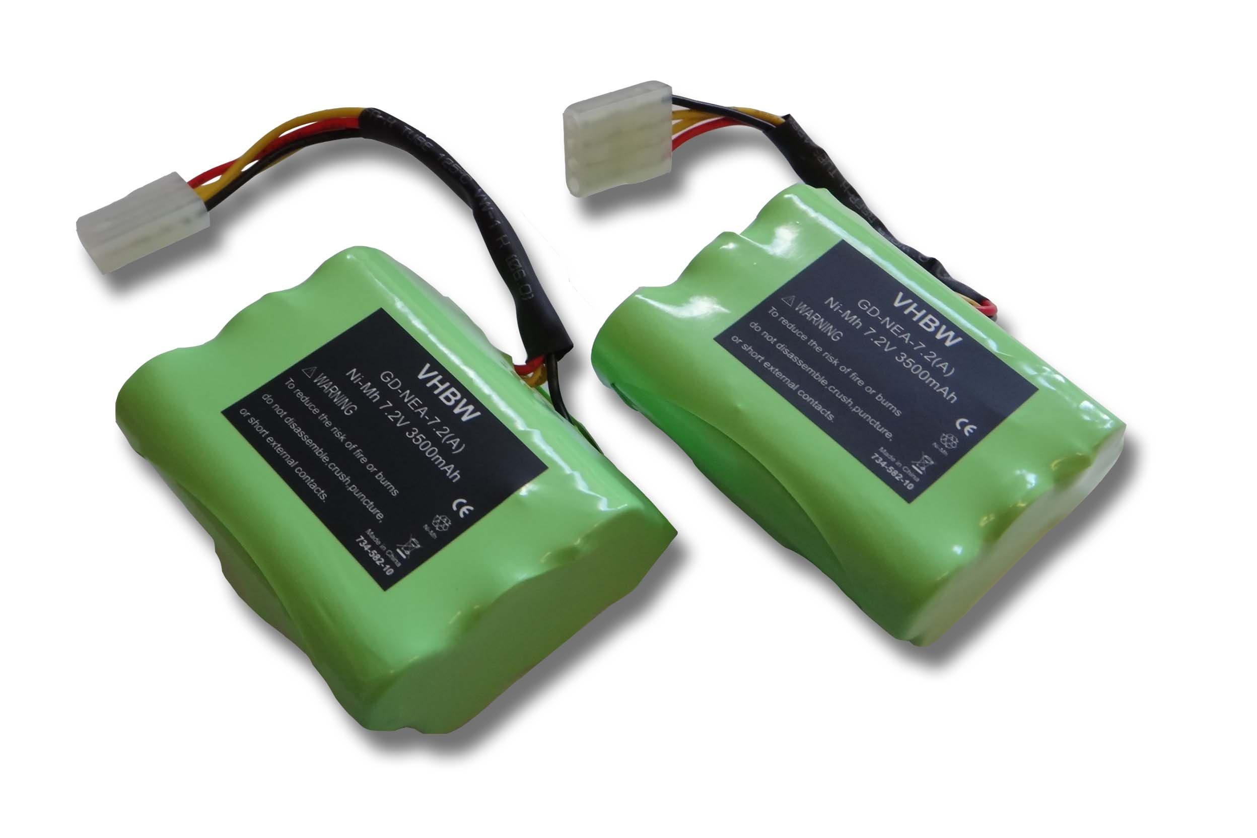 7,2V, Essential (3500mAh, passend vhbw NiMH) XV Neato Staubsauger-Akku 3500 für mAh