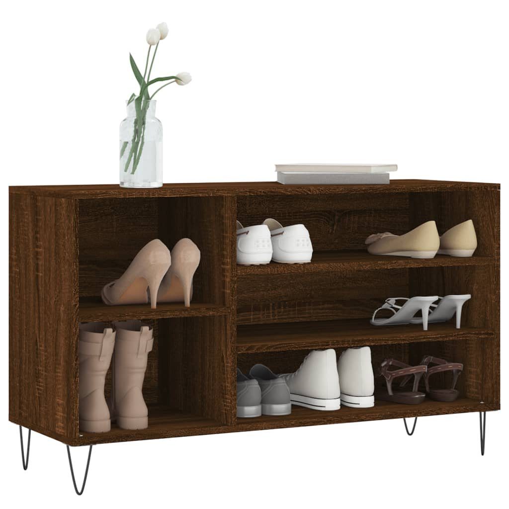 vidaXL Schuhregal Schuhregal Braun Eichen-Optik 102x36x60 günstig online kaufen