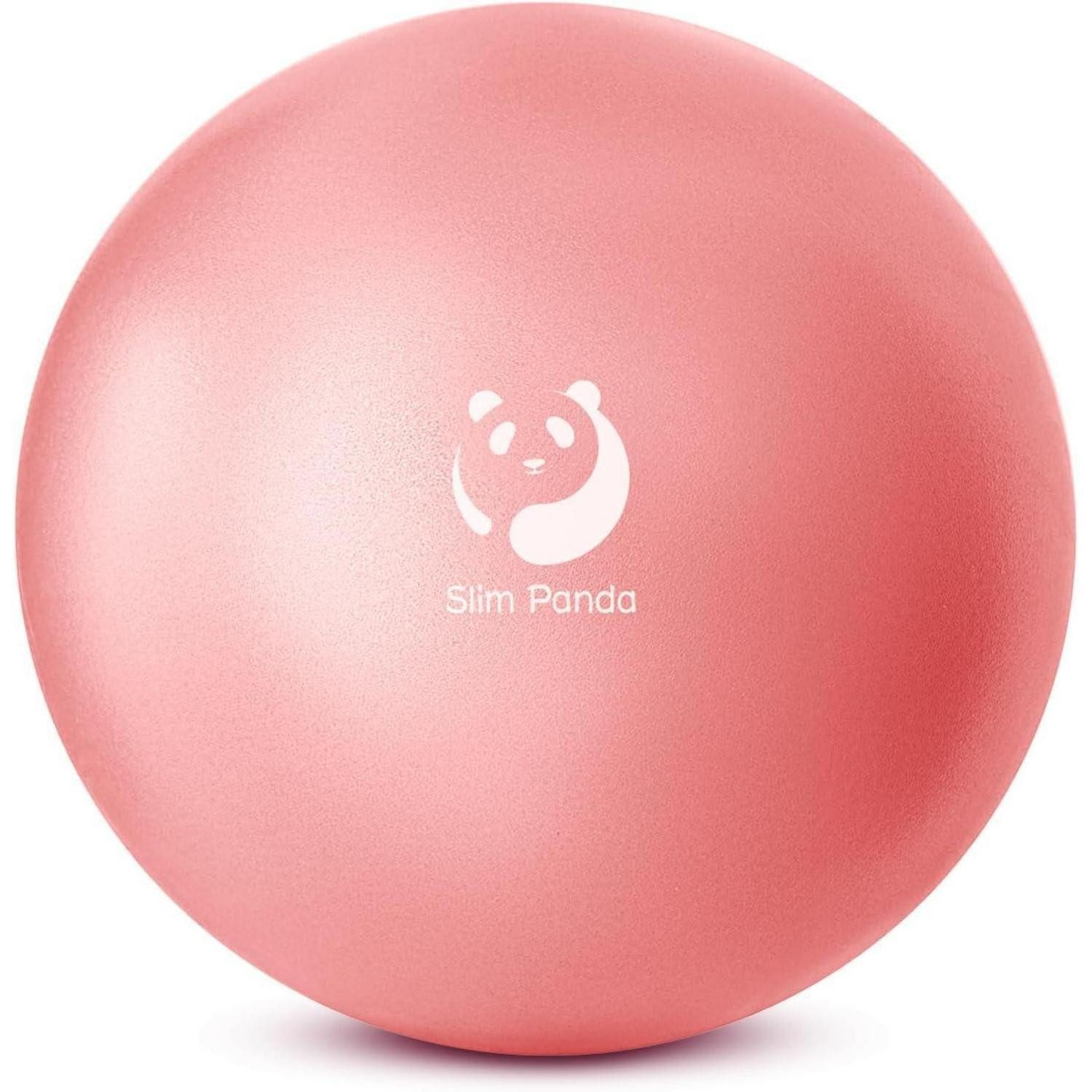 LuxusKollektion Gymnastikball Gymnastikball Pilatesball klein 23cm Strohhalm Balance Rosa