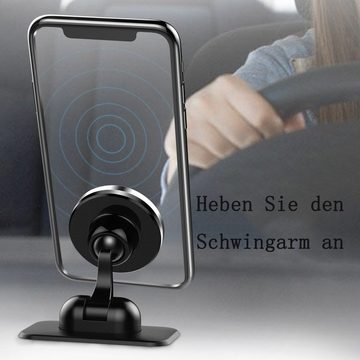 GelldG Handyhalterung Auto Magnet, 360° Verstellbare starke magnetische Handy-Halterung