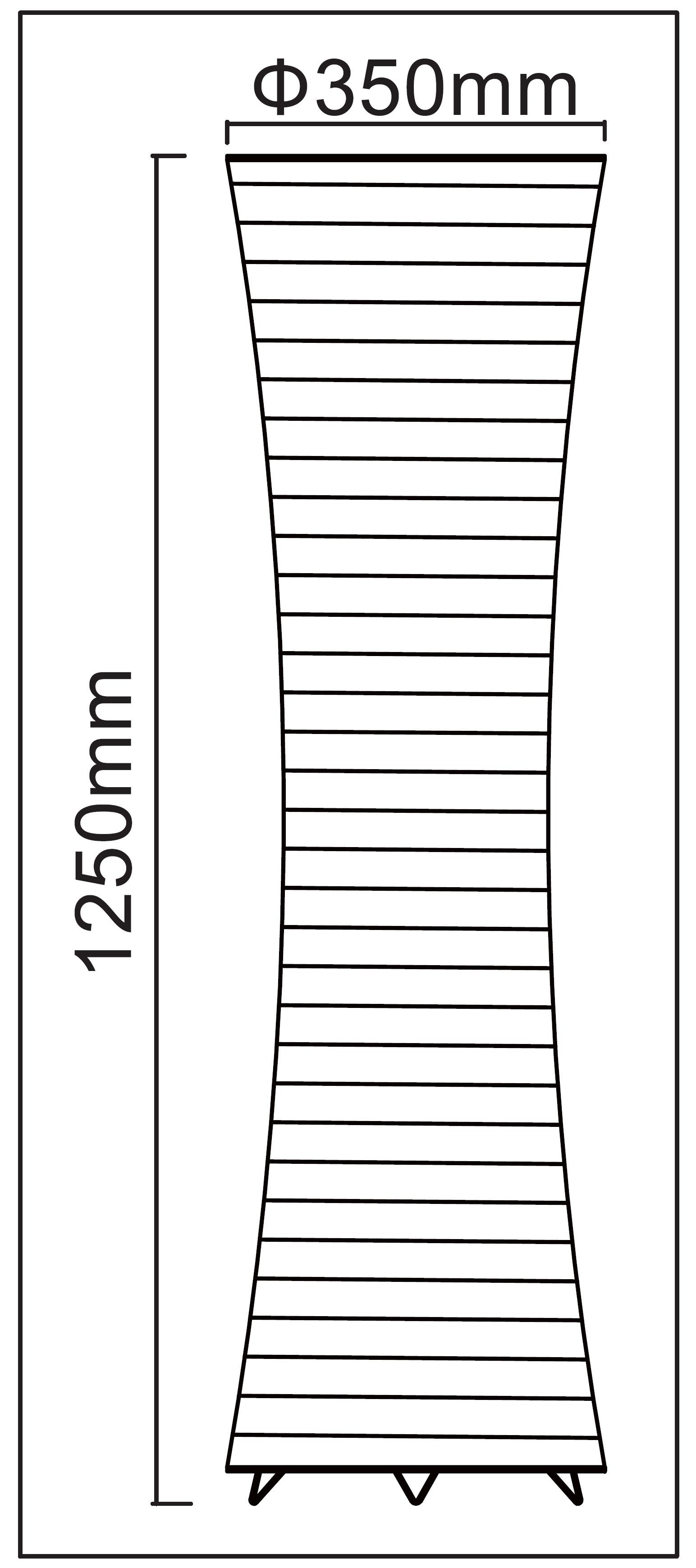 TRANGO LED Stehlampe, 1229L Design LED Reispapier Stehlampe *SWISS* Reispap günstig online kaufen