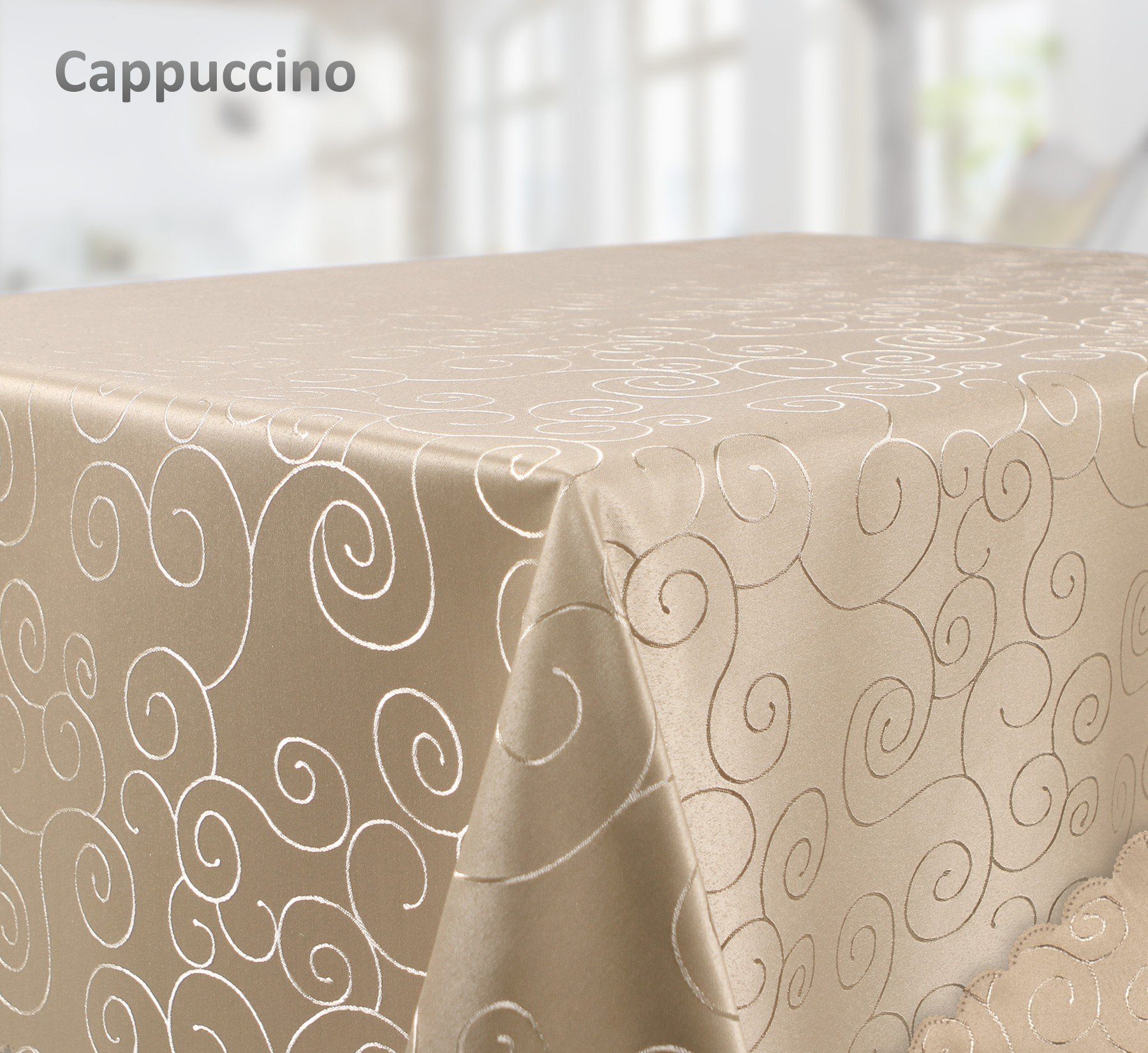 Beautex Tischdecke Tischdecke Ornamente, bügelfrei, fleckabweisend, pflegel günstig online kaufen