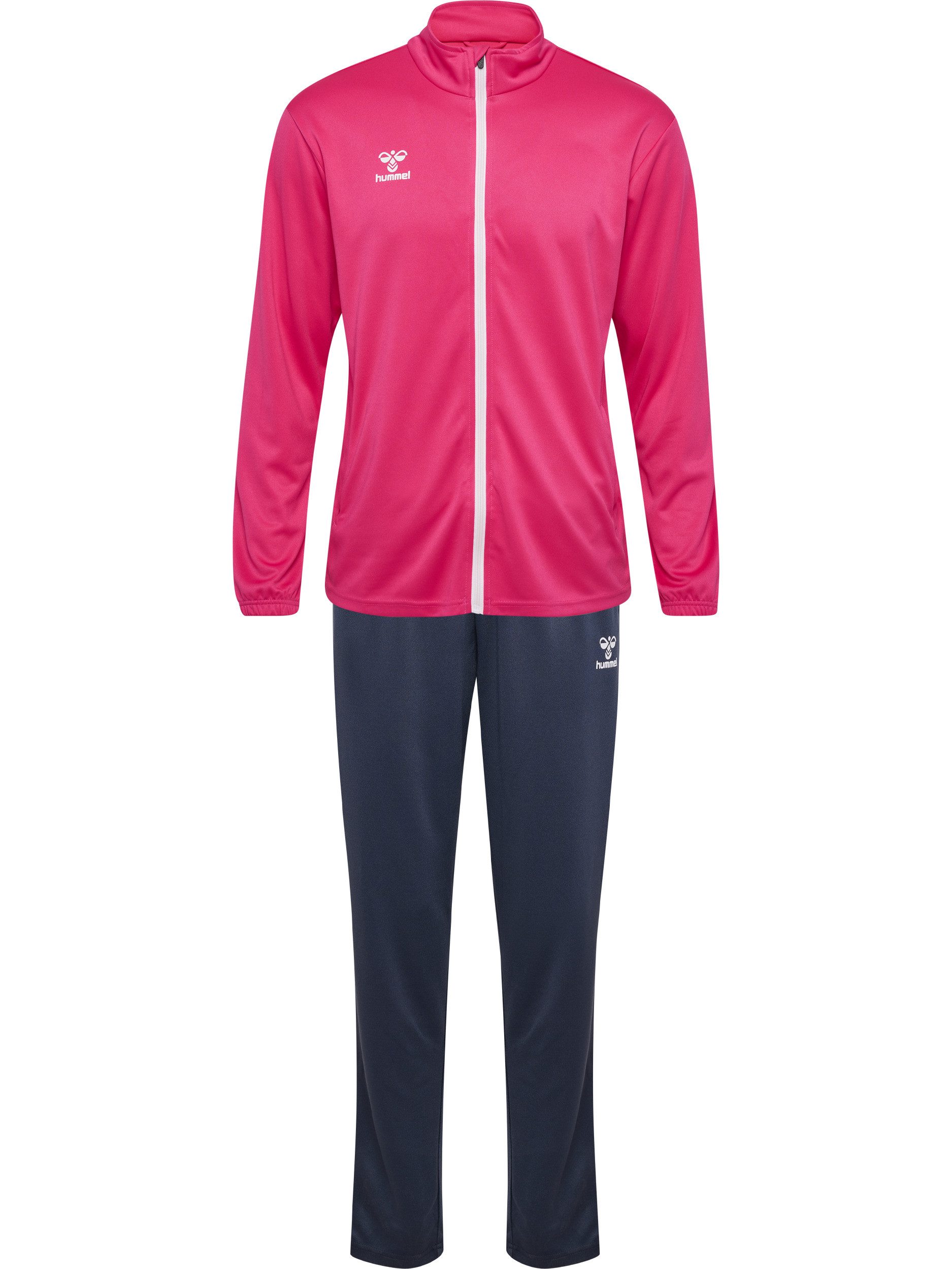 hummel Trainingsanzug hmlLOGO SUIT KIDS RASPBERRY SORBET/OMBRE BLUE