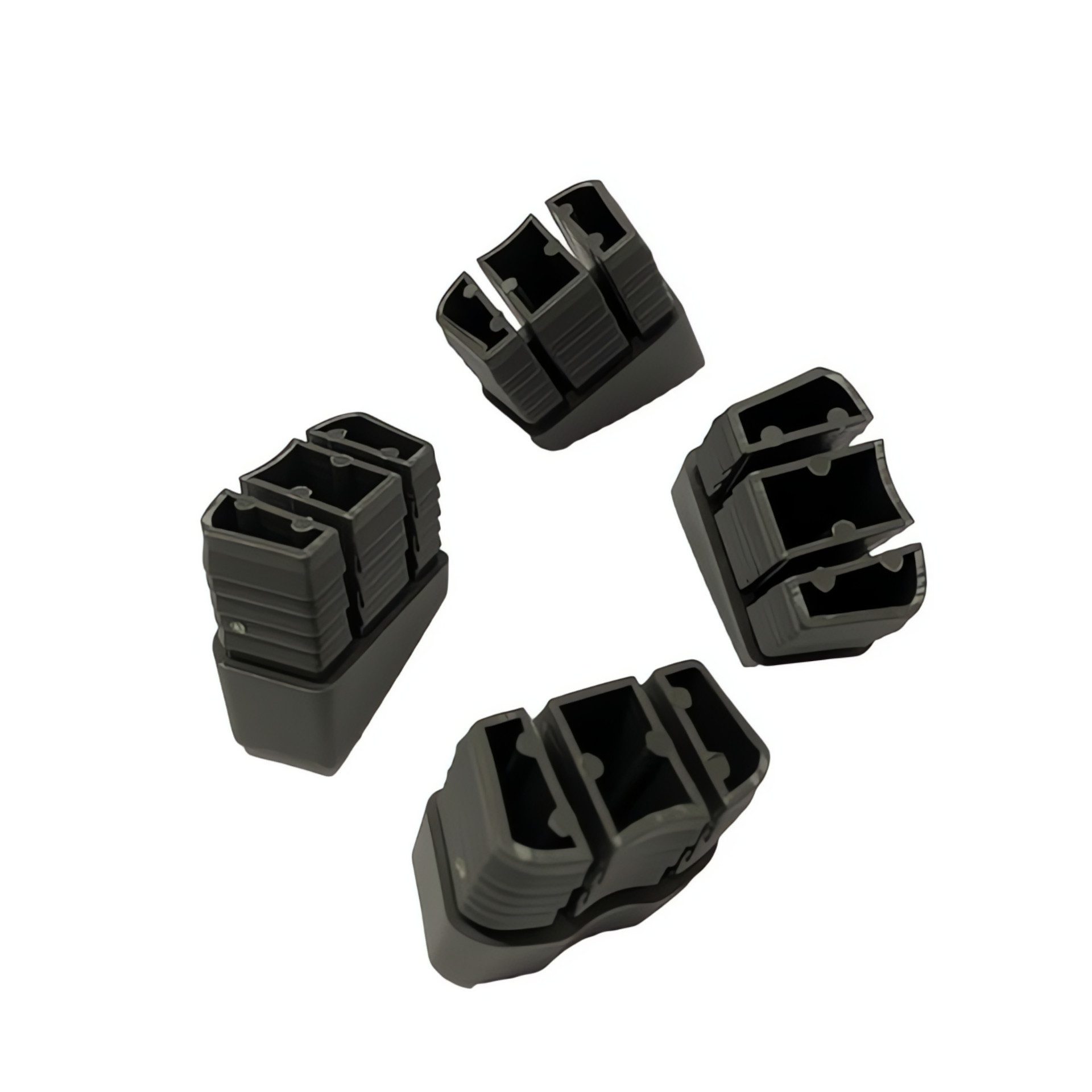 KETTLER Abdeckkappe Fusskappenset für Klappsessel Basic Plus Kettler anthrazit Kunststoff