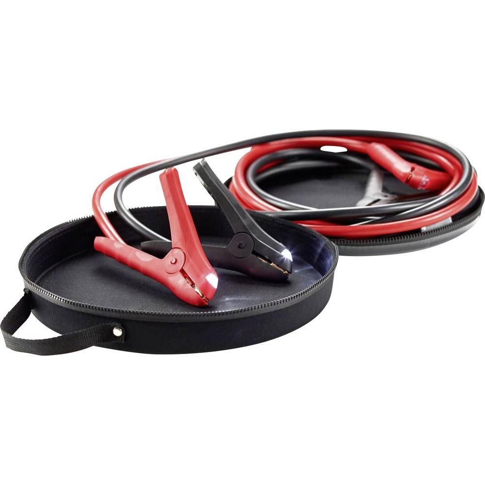 AEG Starthilfekabel beleuchtet DIN 25 10648 Starthilfekabel, Beleuchtete Zangen, mit Schutzschaltung