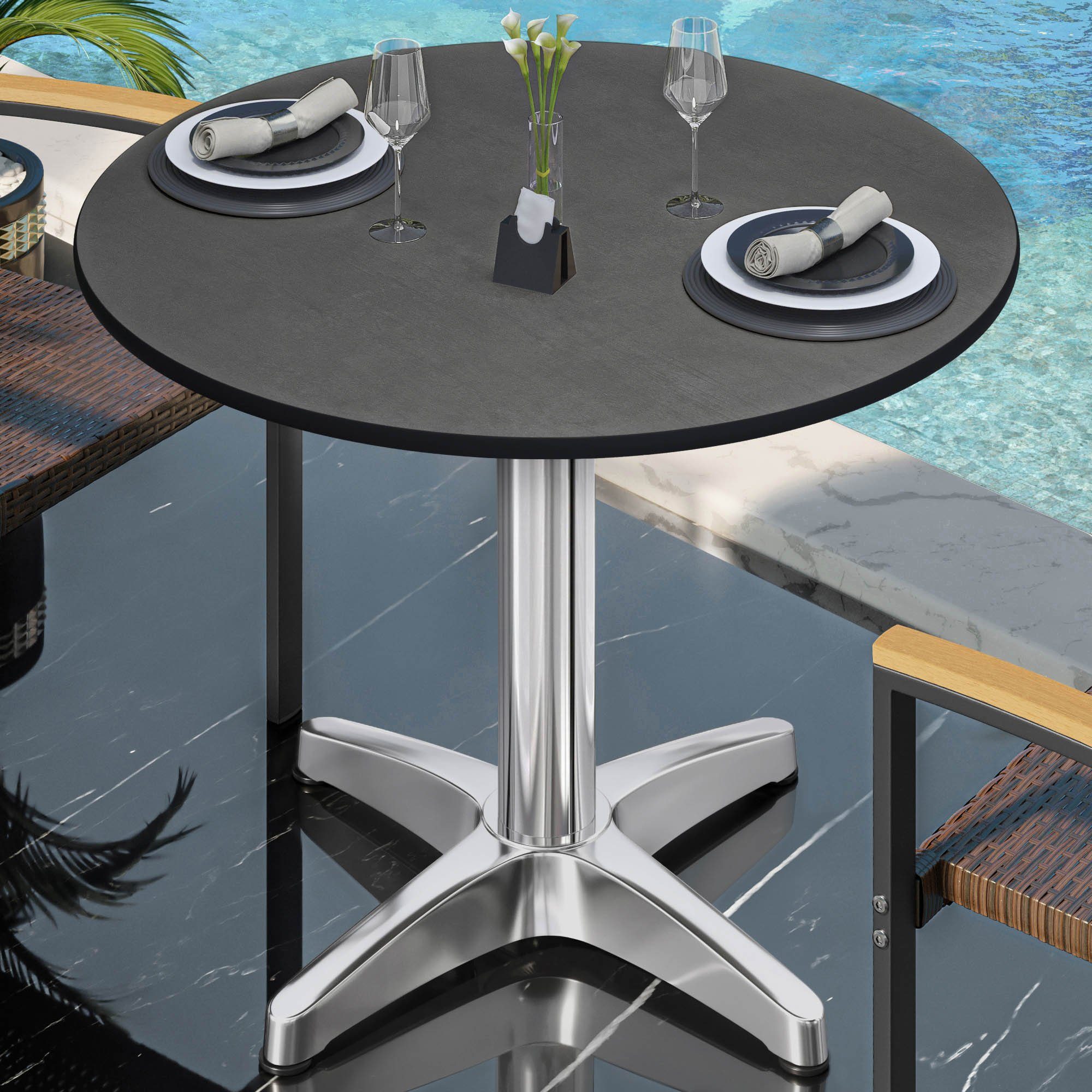 Luxus Gartentisch Rund Dnisches Bettenlager Bild