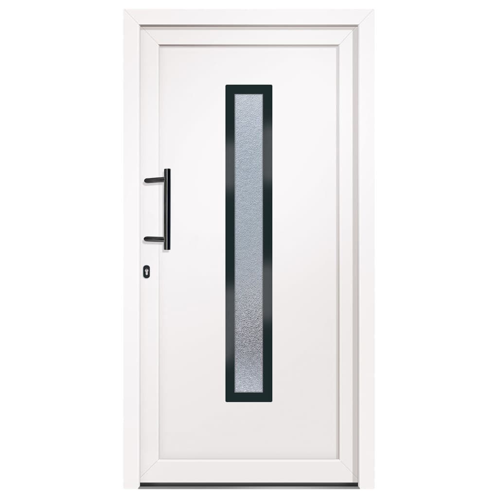 vidaXL Haustür Haustür Weiß 108x208 cm günstig online kaufen