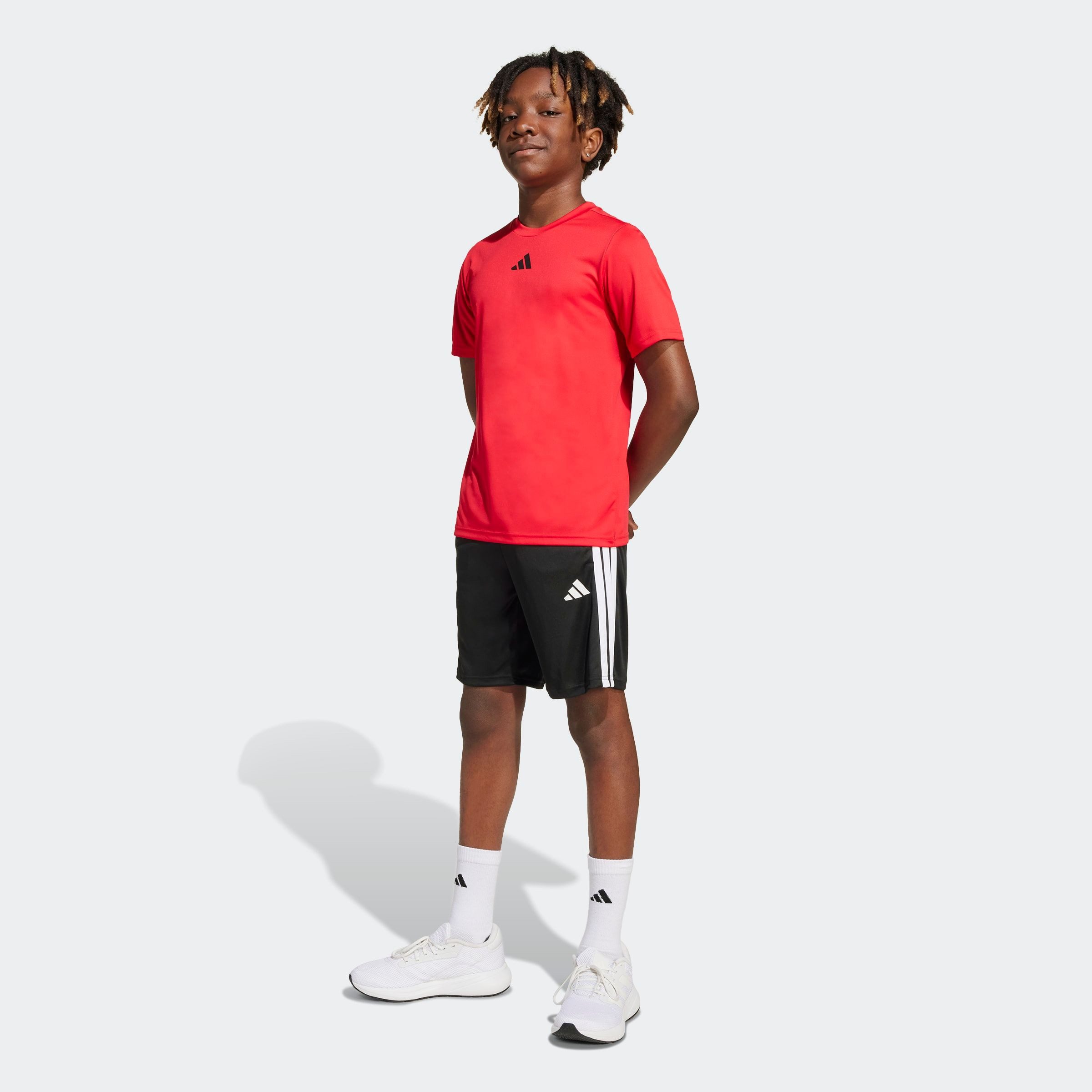adidas Sportswear Trainingsanzug TRAIN ESSENTIALS 3-STREIFEN KIDS -SET (2-tlg)