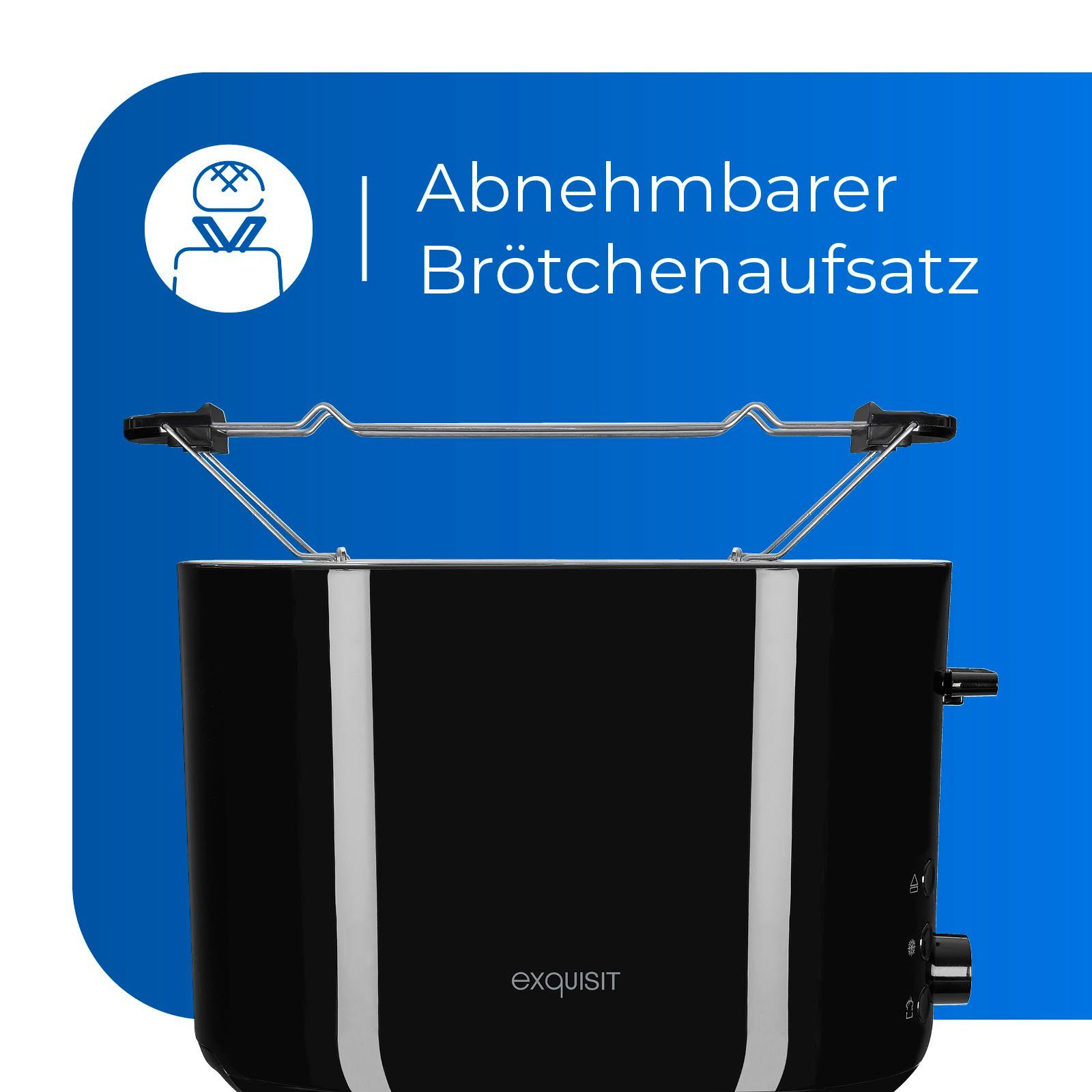 exquisit Toaster TA 6103 swi, 870 W