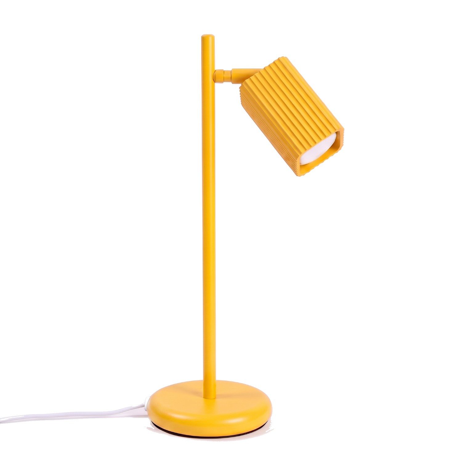 SOLLUX lighting Schreibtischlampe Tischlampe RAYO gelb, Nicht enthalten
