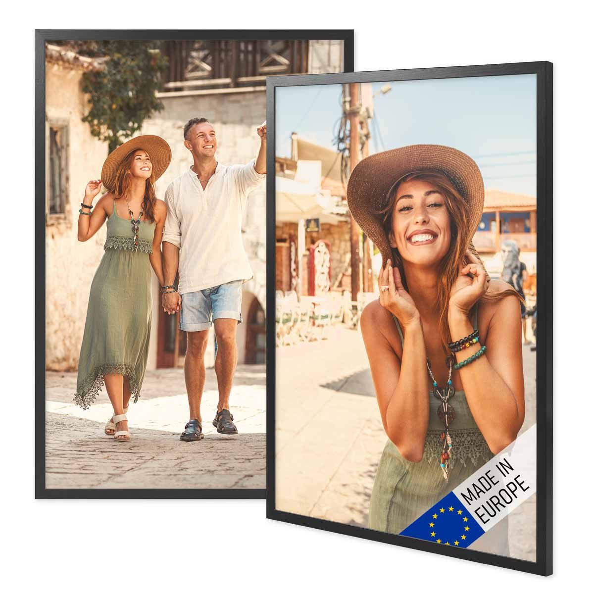 PHOTOLINI Bilderrahmen 2er Set Massivholz-Rahmen Modern günstig online kaufen