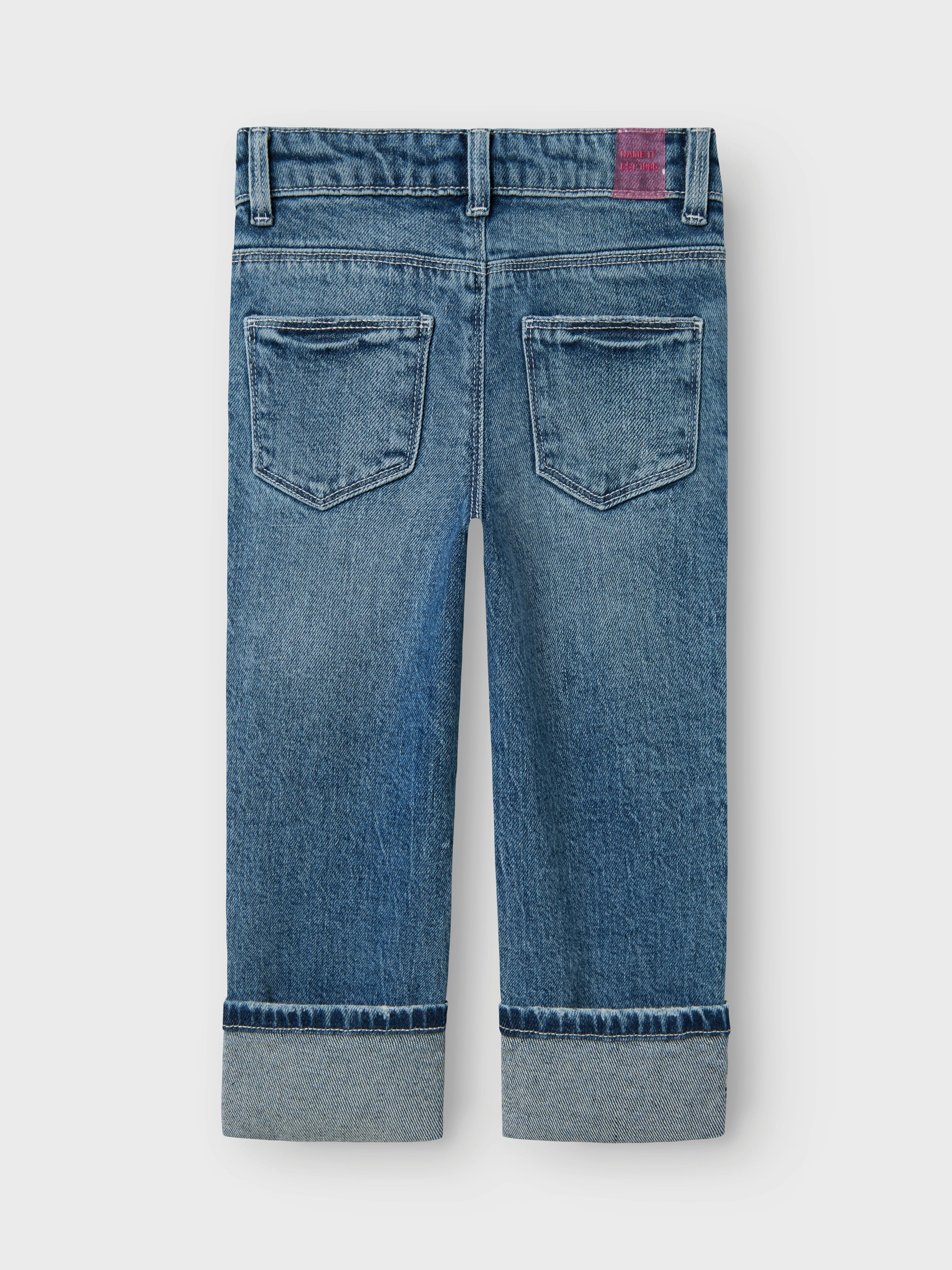 Name It Straight-Jeans NMFROSE STRAIGHT FOLD JEANS 4224-AZ NOOS