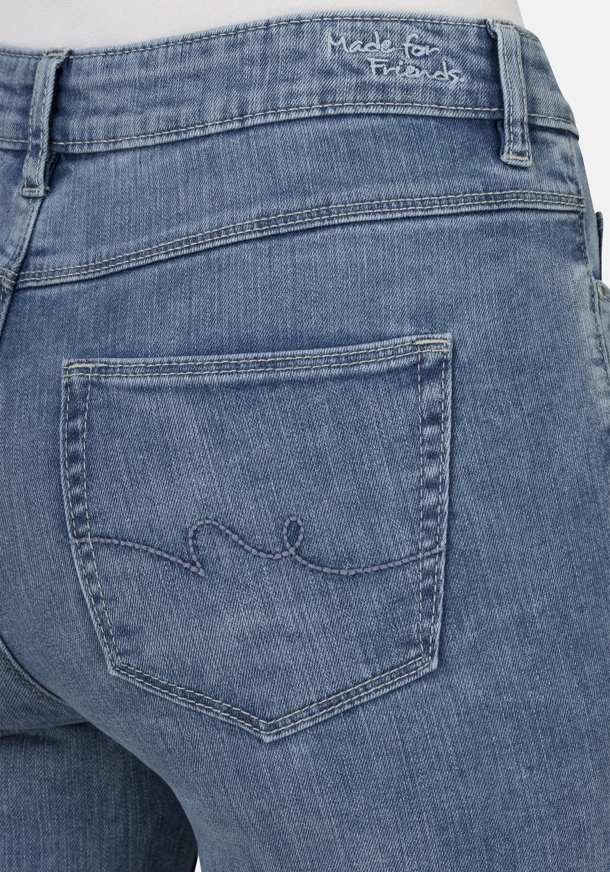 STOOKER WOMEN 5-Pocket-Jeans Zermatt Straight Fit Denim Jeans Straight Fit Casual Clean Wash Denim Jeans für Damen