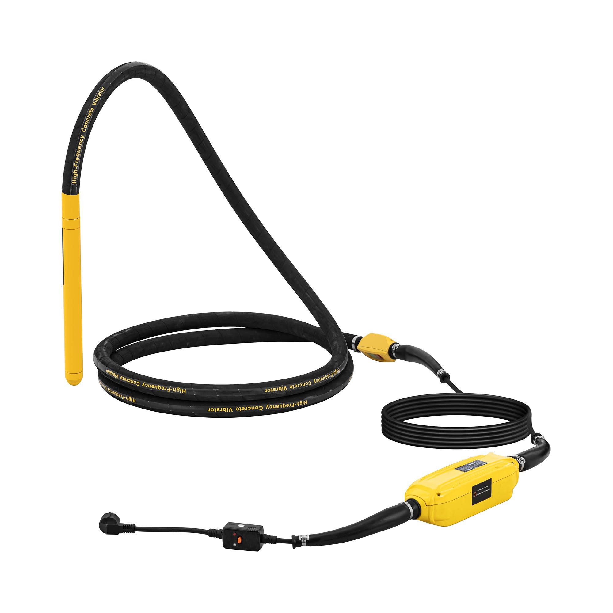MSW Innenrüttler Hochfrequenz Betonrüttler mit Umformer 1200 W 430 x 40 mm 12 000 U/min, 1200 in W