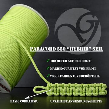 Ganzoo Paracord 550 Seil / Typ III "Hybrid" / Salmon Seil