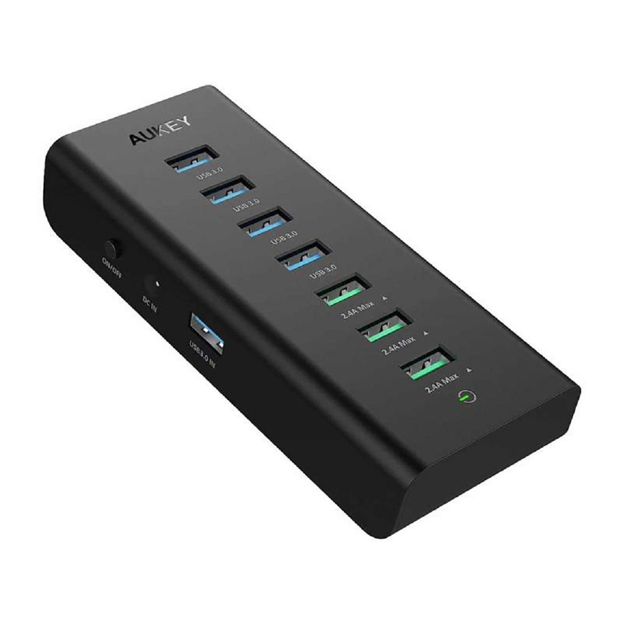 NAIPO Tablet-Adapter, USB 3.0 (36 W, 4 Port Hub USB + 3 Ladeanschluss)