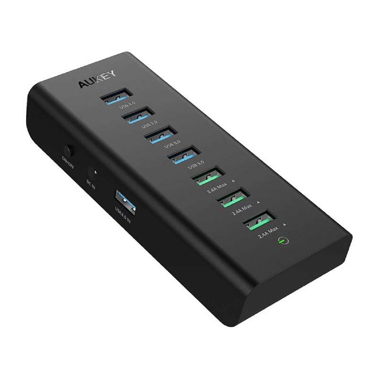 NAIPO Tablet-Adapter, USB 3.0 (36 W, 4 Port Hub USB + 3 Ladeanschluss),  Adapter