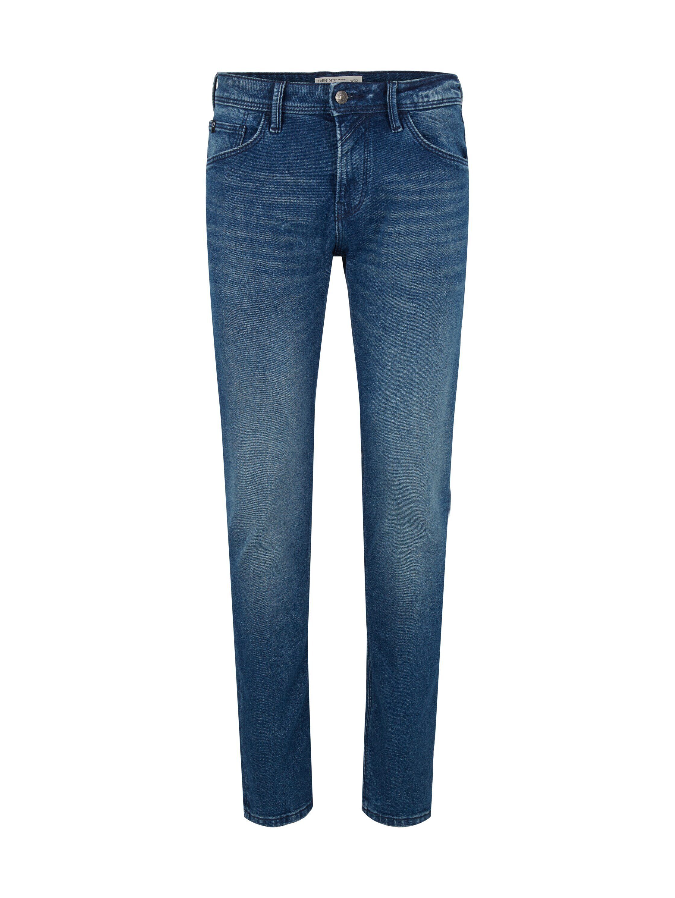TOM TAILOR 5-Pocket-Jeans Hose Piers Slim Jeans mit leichter Waschung im