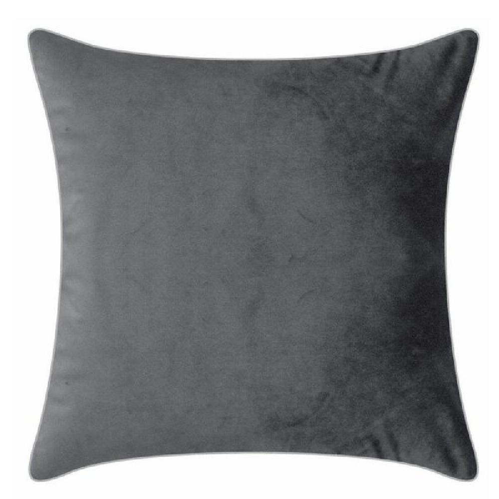 PAD Kissenhülle Kissenhülle Samt Elegance Grey günstig online kaufen