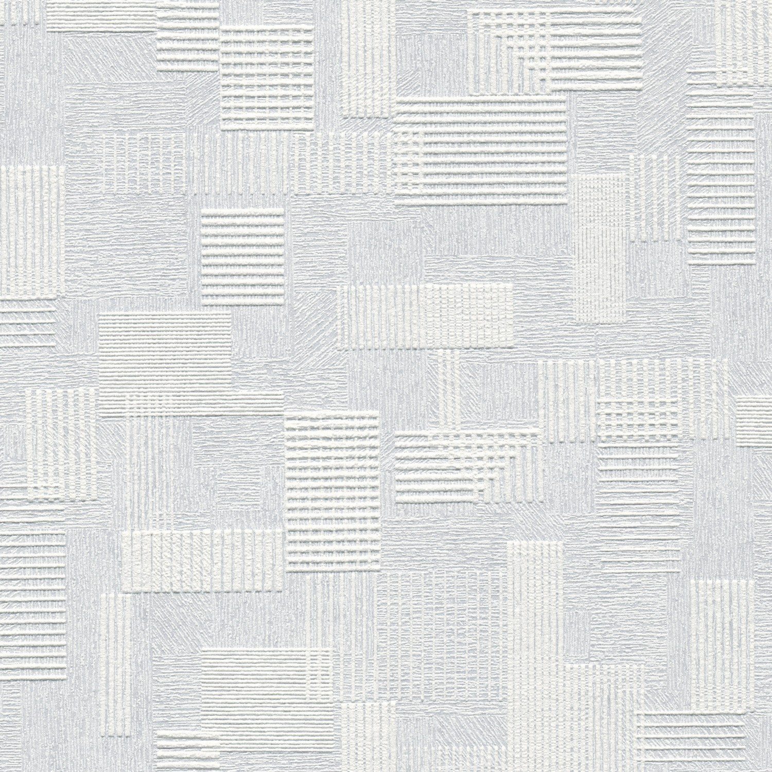 A.S. Création Vinyltapete, 262110 Tapete Geometrische Tapete Wandtapete Vliestapete Weiß